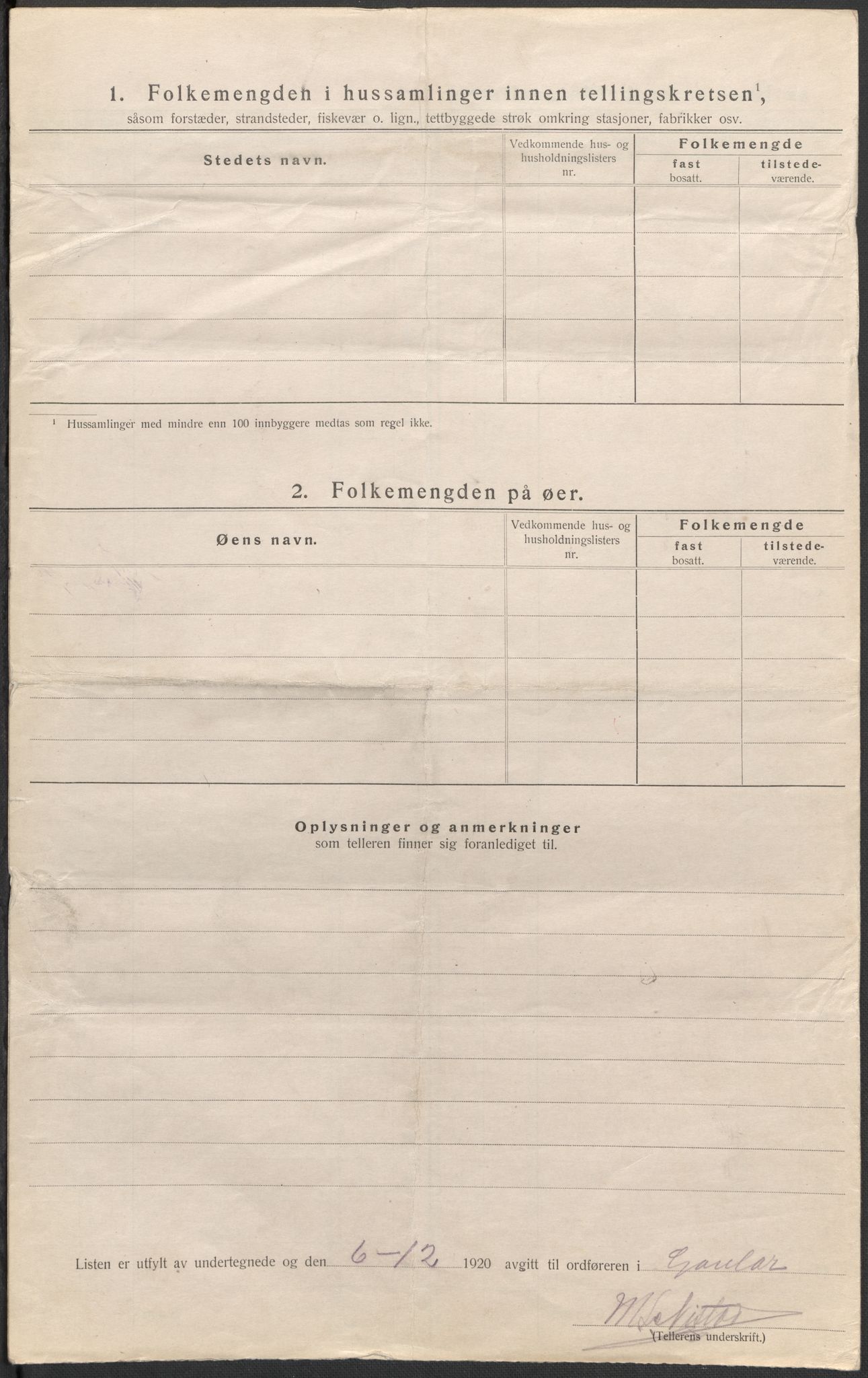 SAB, Folketelling 1920 for 1430 Gaular herred, 1920, s. 45