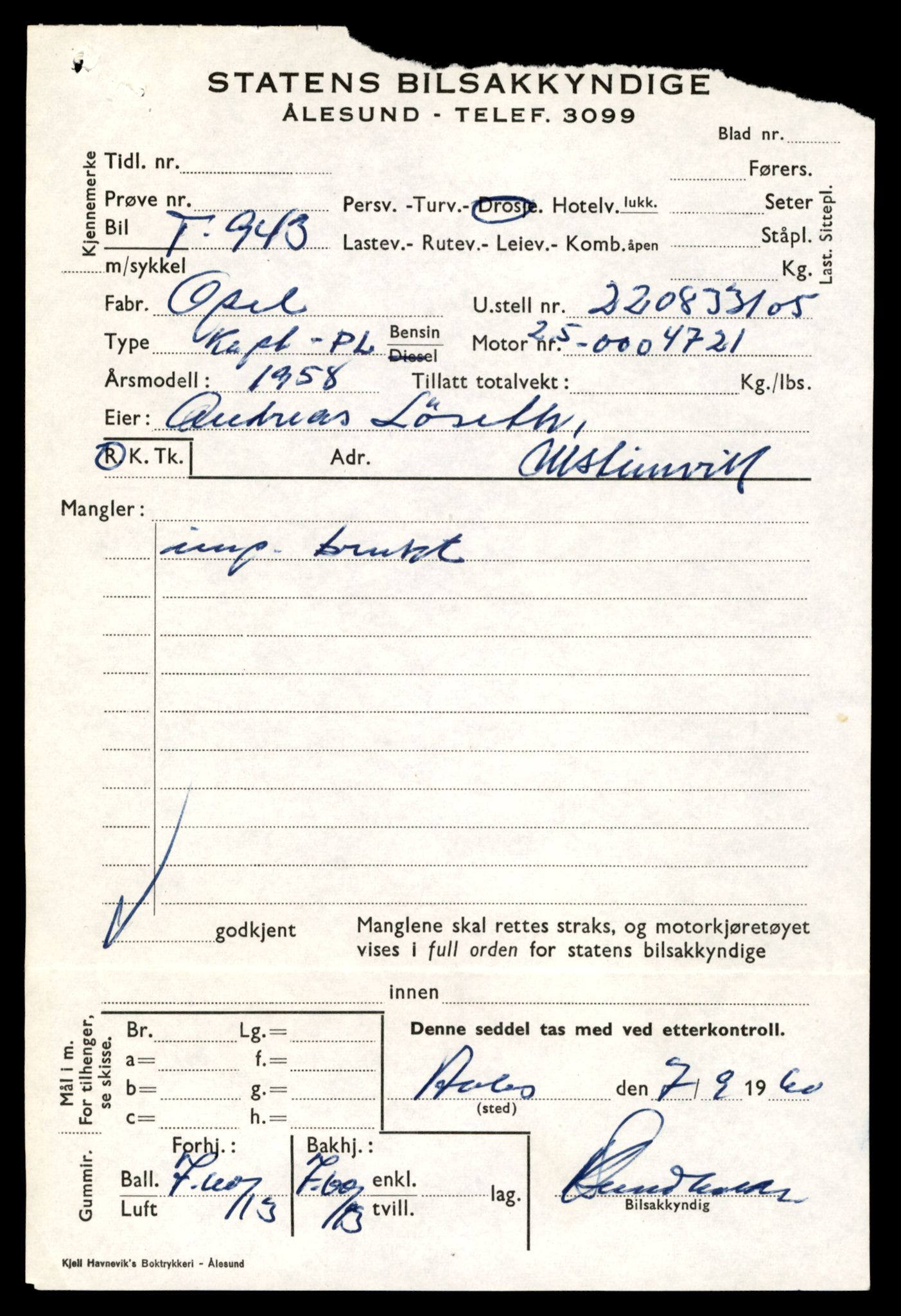 Møre og Romsdal vegkontor - Ålesund trafikkstasjon, AV/SAT-A-4099/F/Fe/L0045: Registreringskort for kjøretøy T 14320 - T 14444, 1927-1998, s. 699
