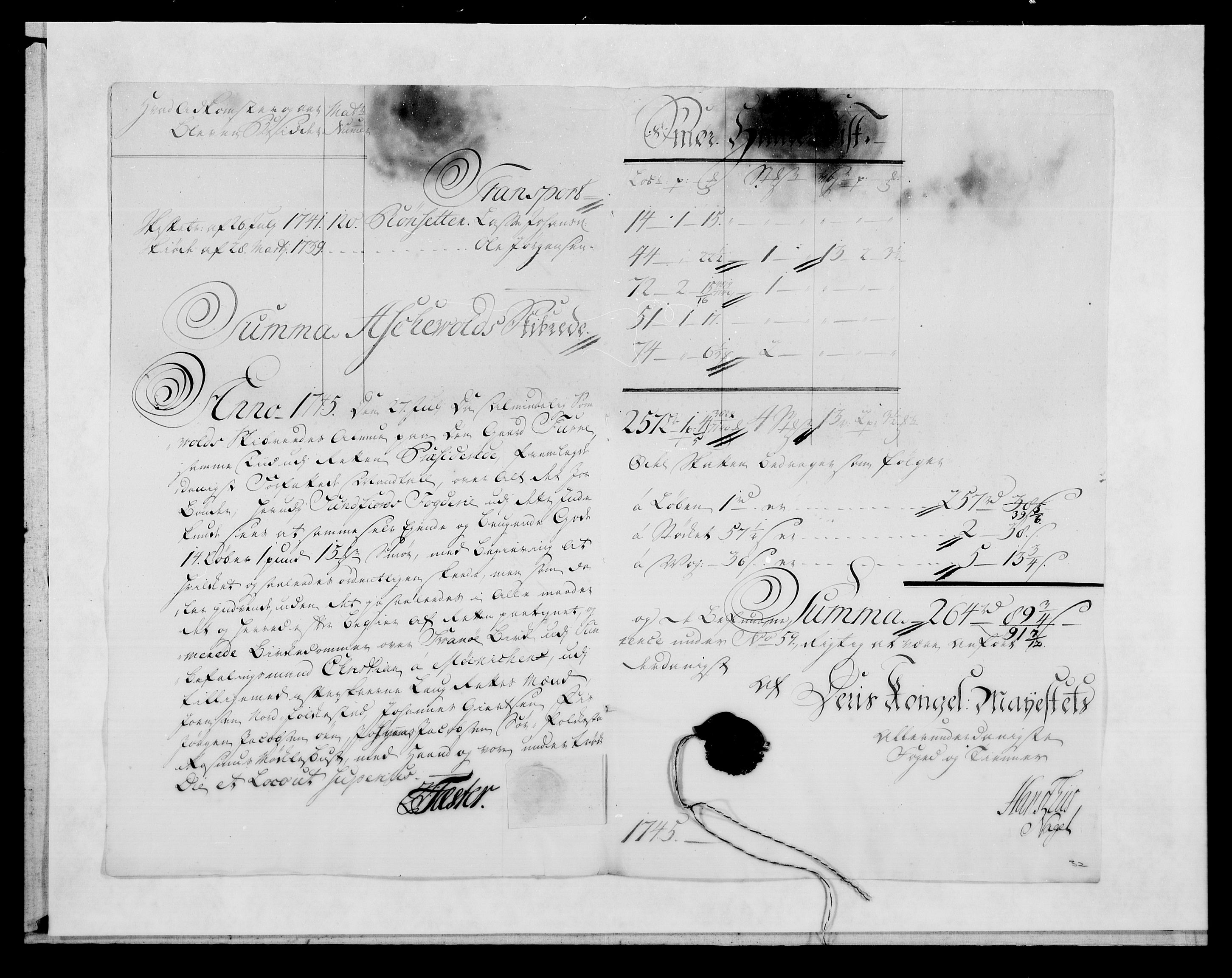 Rentekammeret inntil 1814, Reviderte regnskaper, Fogderegnskap, AV/RA-EA-4092/R53/L3471: Fogderegnskap Sunn- og Nordfjord, 1745, s. 198
