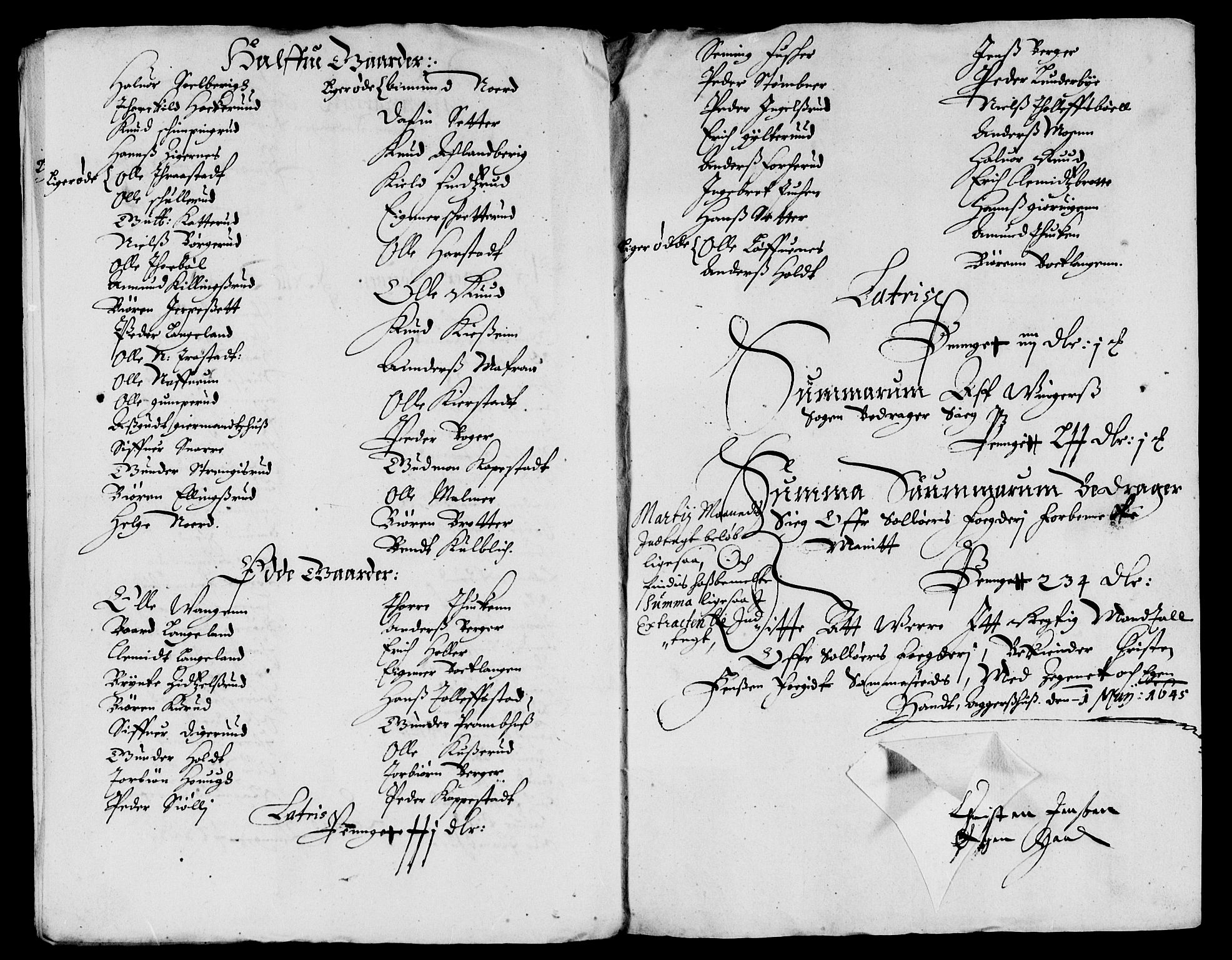 Rentekammeret inntil 1814, Reviderte regnskaper, Lensregnskaper, AV/RA-EA-5023/R/Rb/Rba/L0179: Akershus len, 1643-1644