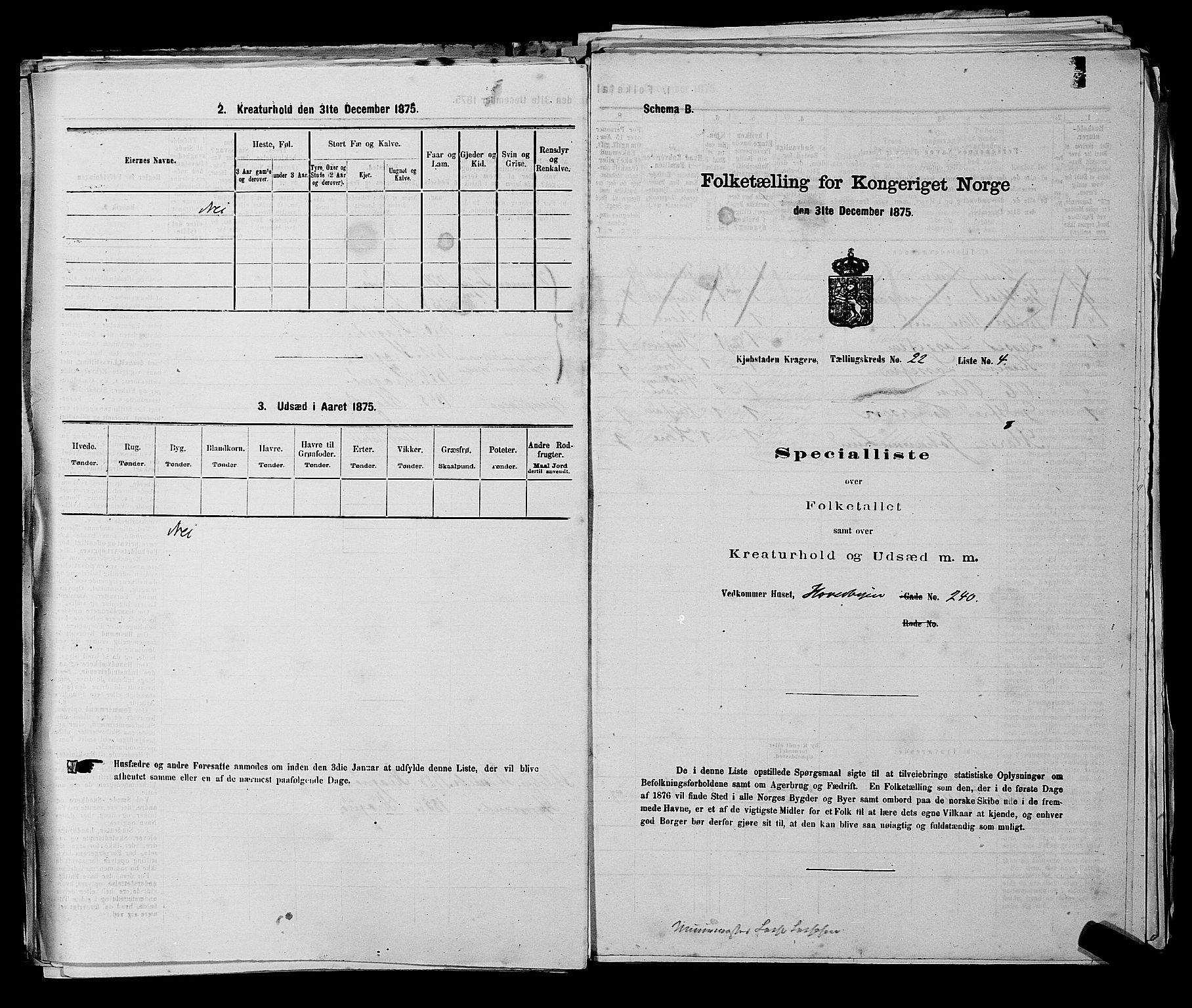 SAKO, Folketelling 1875 for 0801P Kragerø prestegjeld, 1875, s. 473