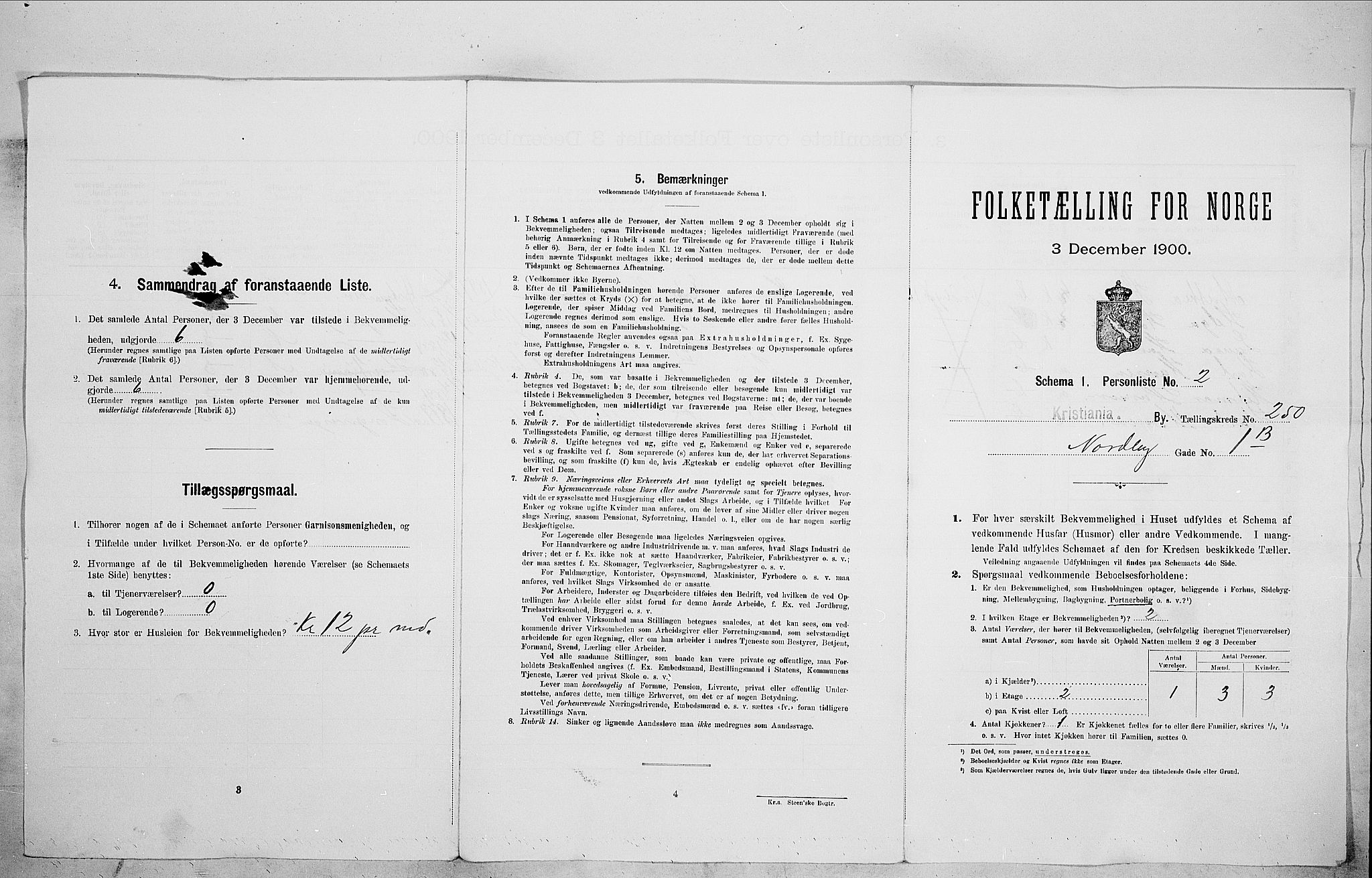 SAO, Folketelling 1900 for 0301 Kristiania kjøpstad, 1900, s. 64875