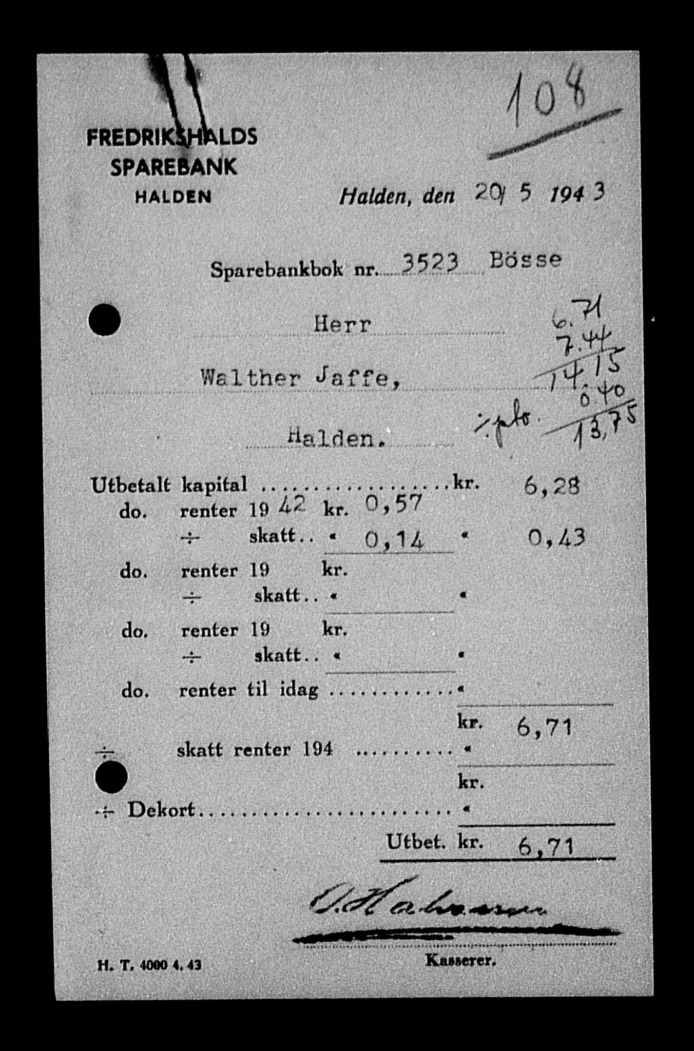 Justisdepartementet, Tilbakeføringskontoret for inndratte formuer, RA/S-1564/H/Hc/Hcd/L1000: --, 1945-1947, s. 160