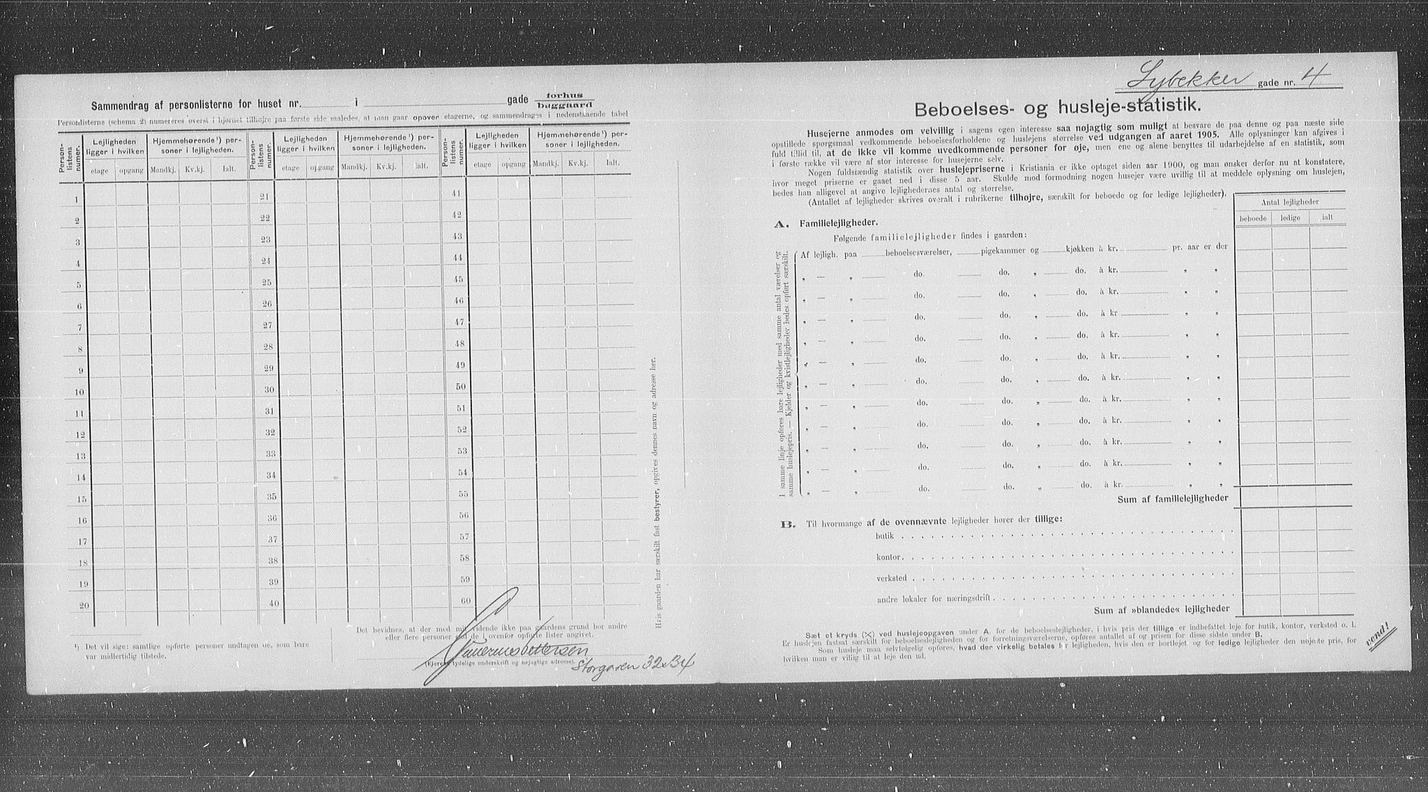 OBA, Kommunal folketelling 31.12.1905 for Kristiania kjøpstad, 1905, s. 30724