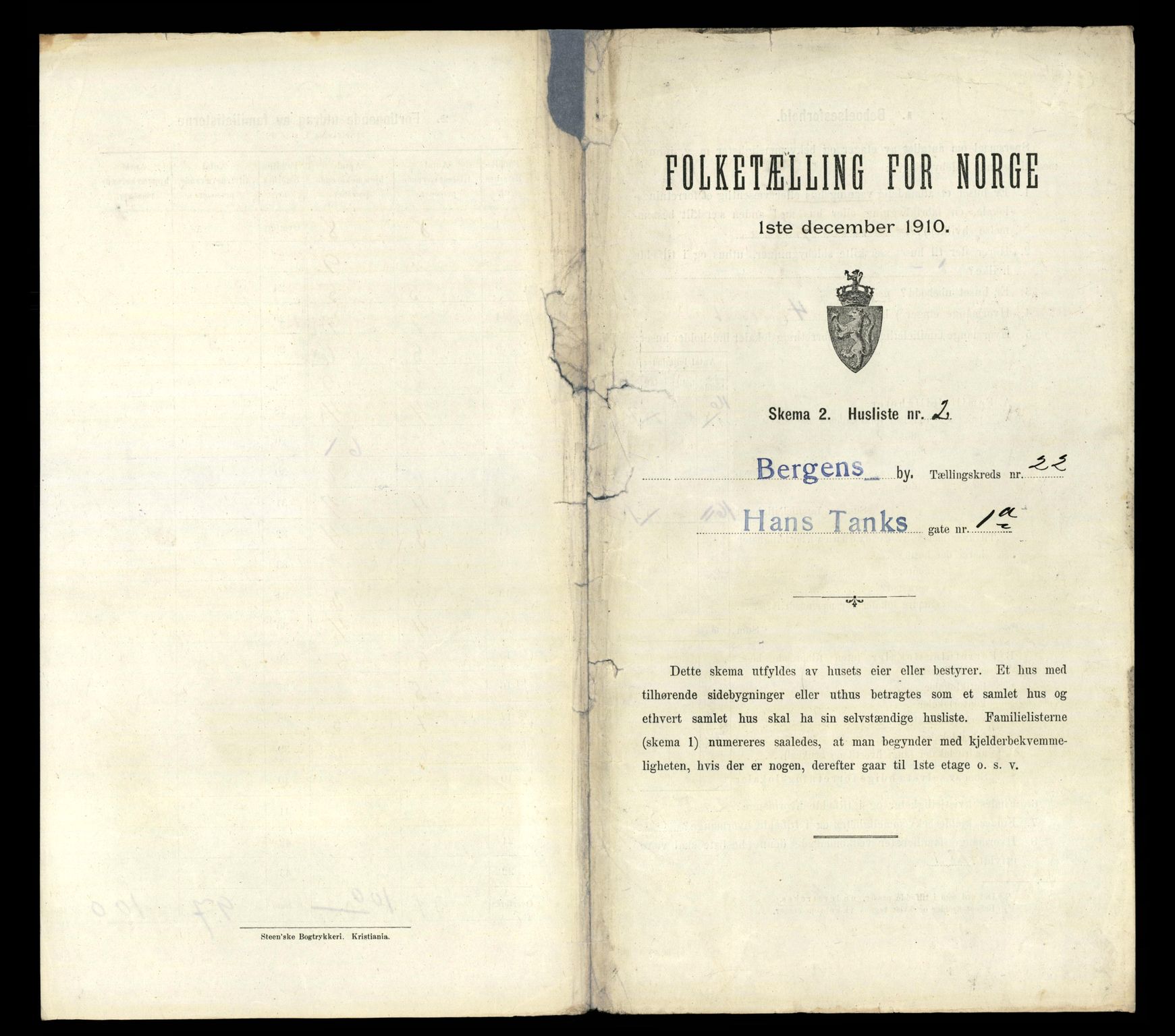 RA, Folketelling 1910 for 1301 Bergen kjøpstad, 1910, s. 7119