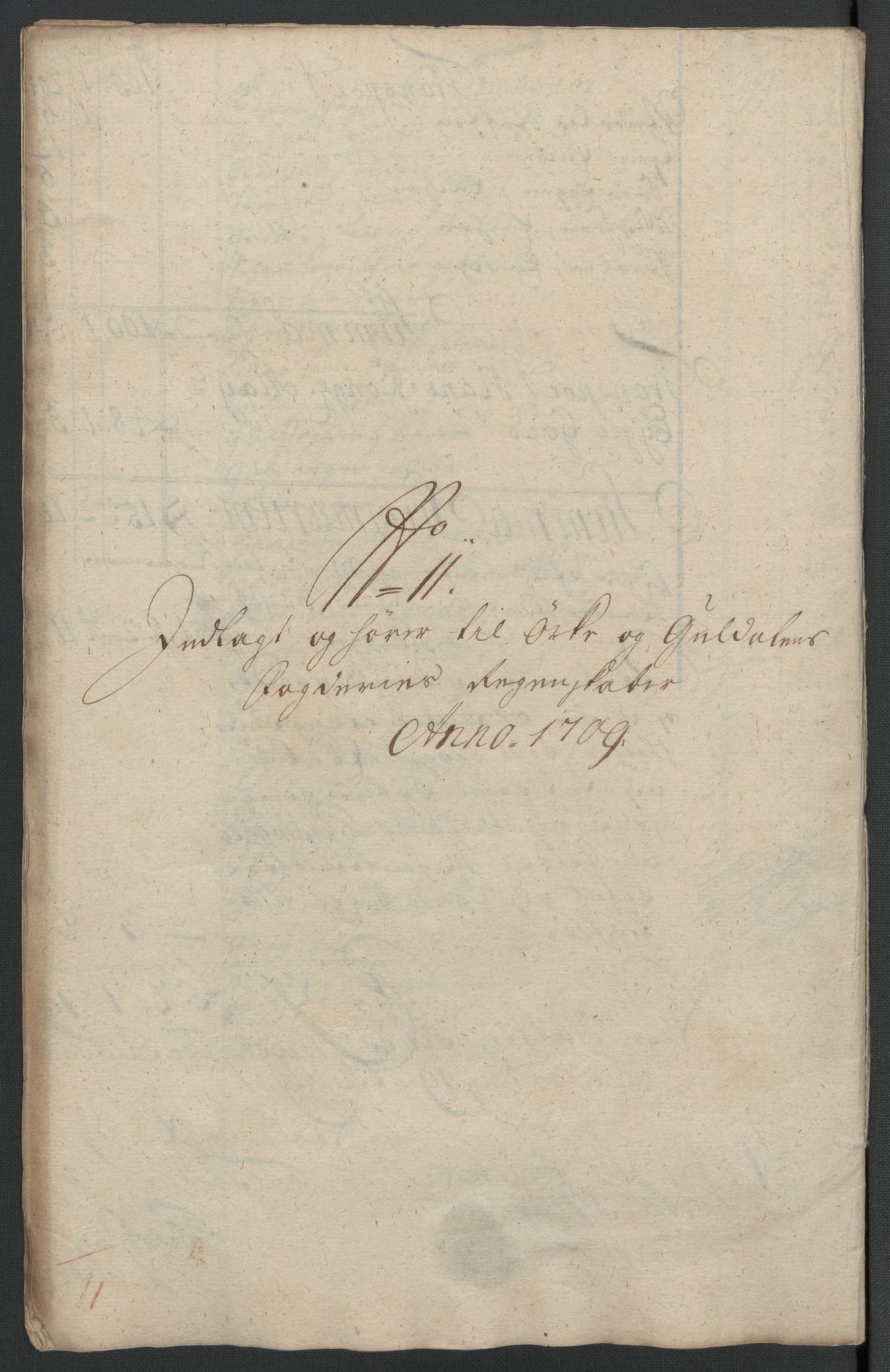 Rentekammeret inntil 1814, Reviderte regnskaper, Fogderegnskap, RA/EA-4092/R60/L3959: Fogderegnskap Orkdal og Gauldal, 1709, s. 182