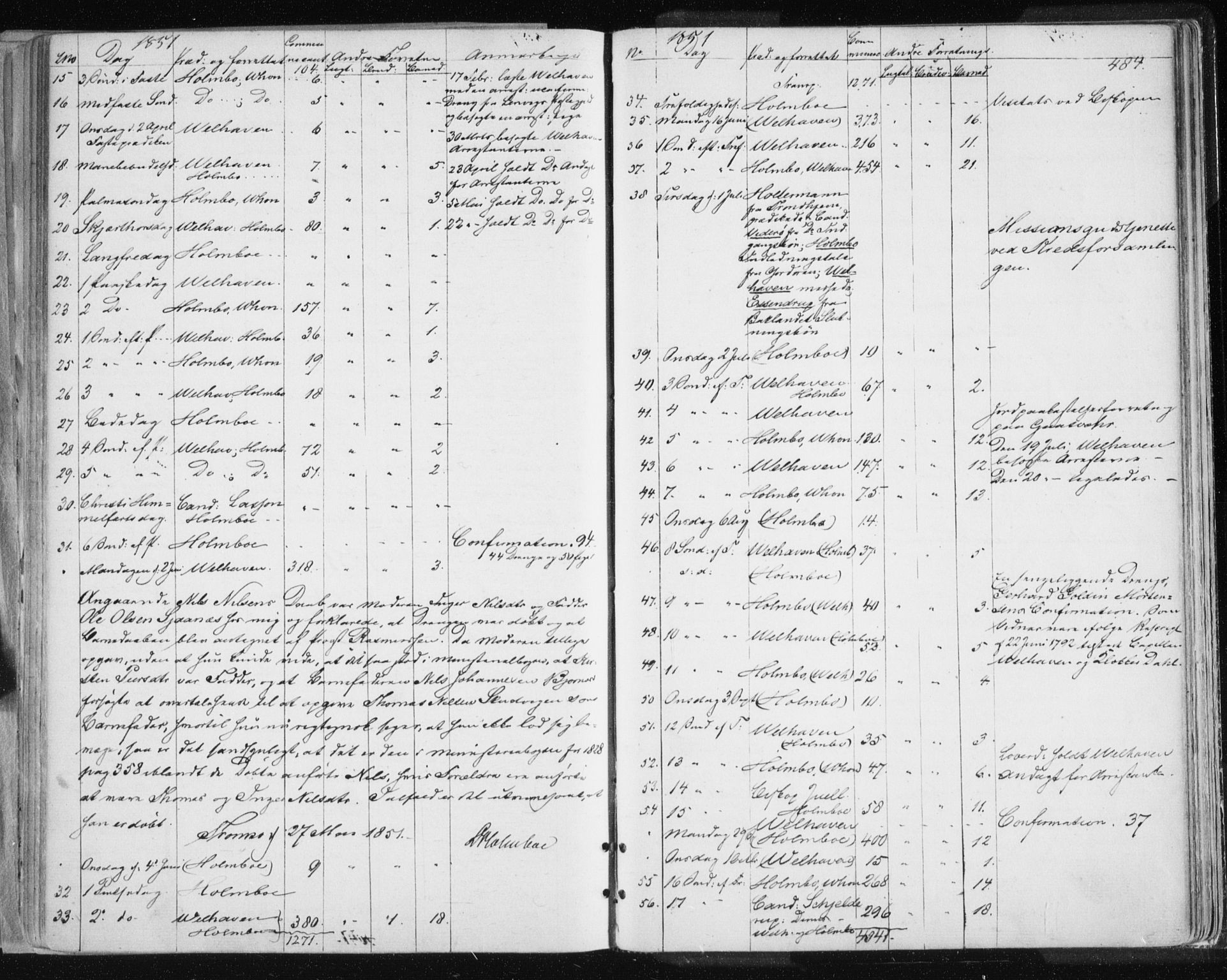 Tromsø sokneprestkontor/stiftsprosti/domprosti, AV/SATØ-S-1343/G/Ga/L0010kirke: Ministerialbok nr. 10, 1848-1855, s. 484