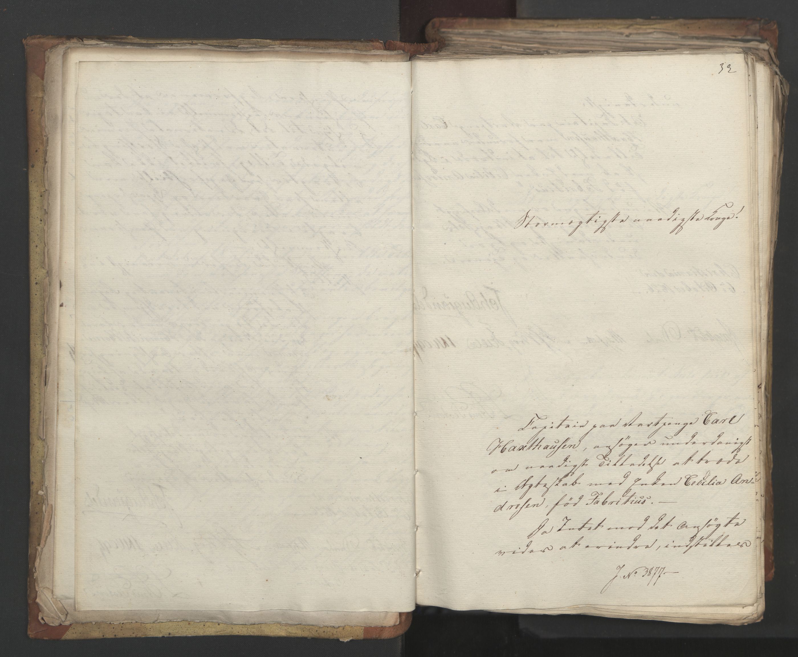 Statsrådsavdelingen i Stockholm, AV/RA-S-1003/D/Da/L0049: Regjeringsinnstillinger nr. 3860-4086, 1826, s. 42