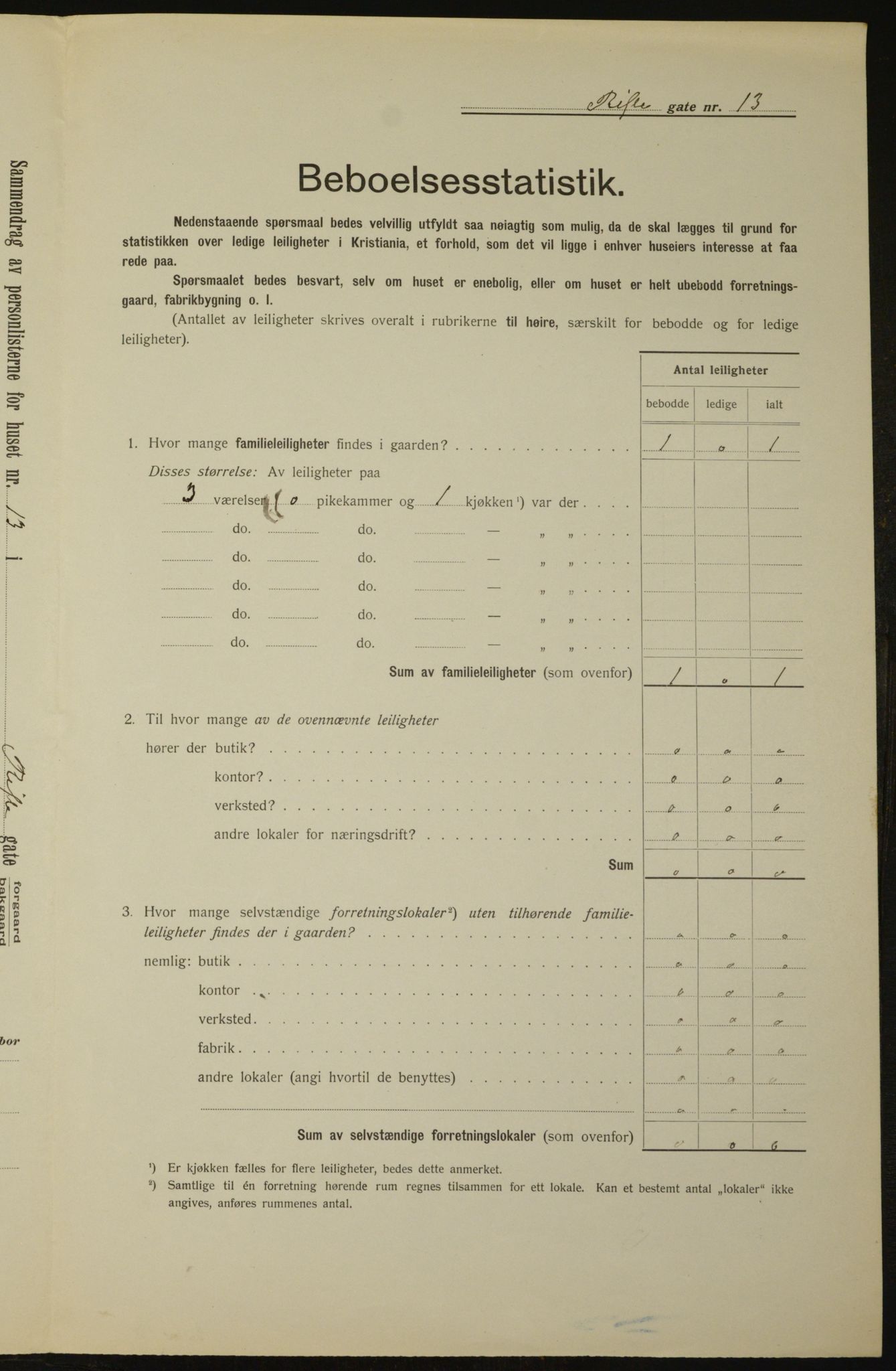 OBA, Kommunal folketelling 1.2.1912 for Kristiania, 1912, s. 83375