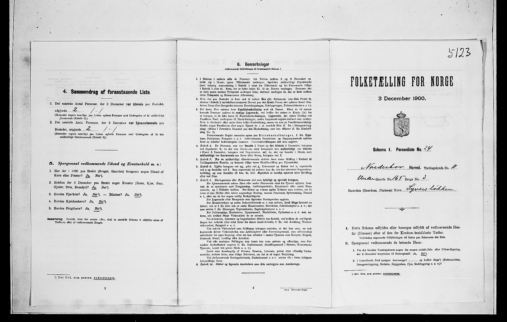 RA, Folketelling 1900 for 0613 Norderhov herred, 1900, s. 2512