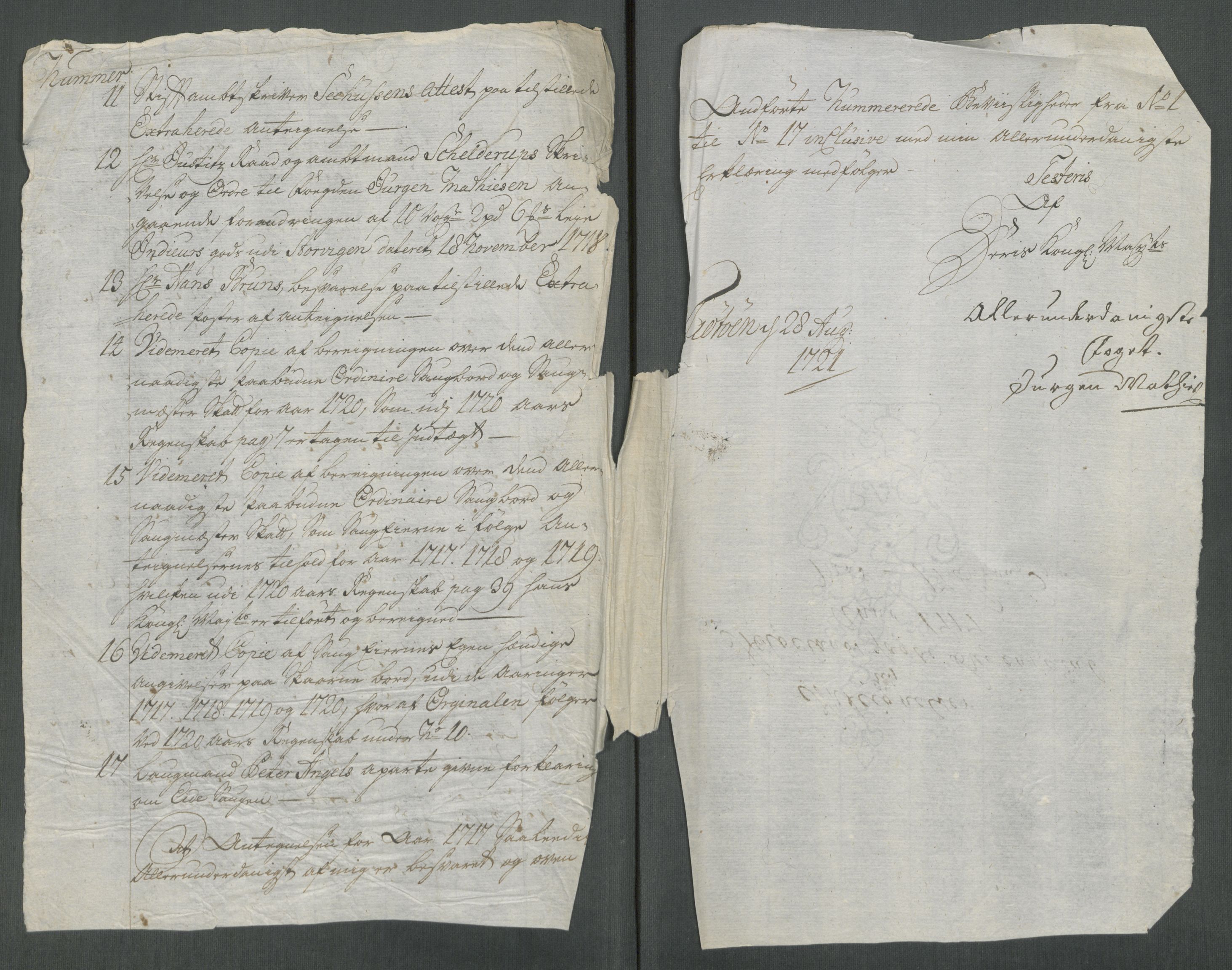 Rentekammeret inntil 1814, Reviderte regnskaper, Fogderegnskap, AV/RA-EA-4092/R65/L4515: Fogderegnskap Helgeland, 1717, s. 439