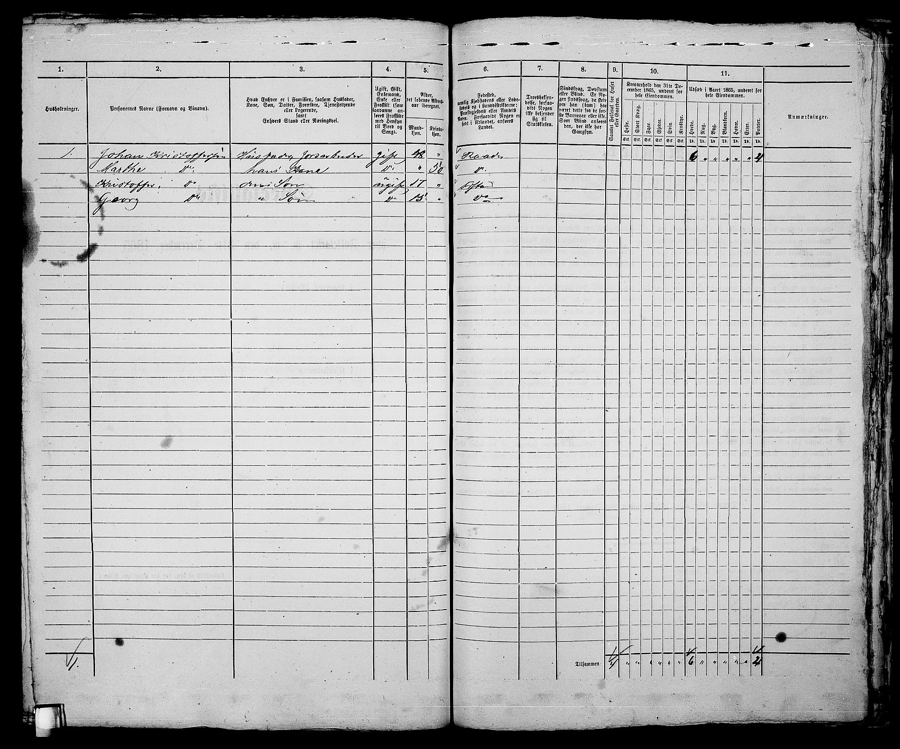 RA, Folketelling 1865 for 0103B Fredrikstad prestegjeld, Fredrikstad kjøpstad, 1865, s. 751