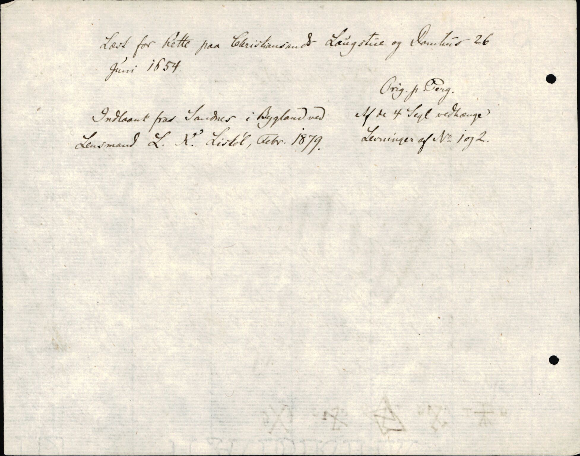 Riksarkivets diplomsamling, AV/RA-EA-5965/F35/F35d/L0002: Innlånte diplomer, seddelregister, 1592-1620, s. 148