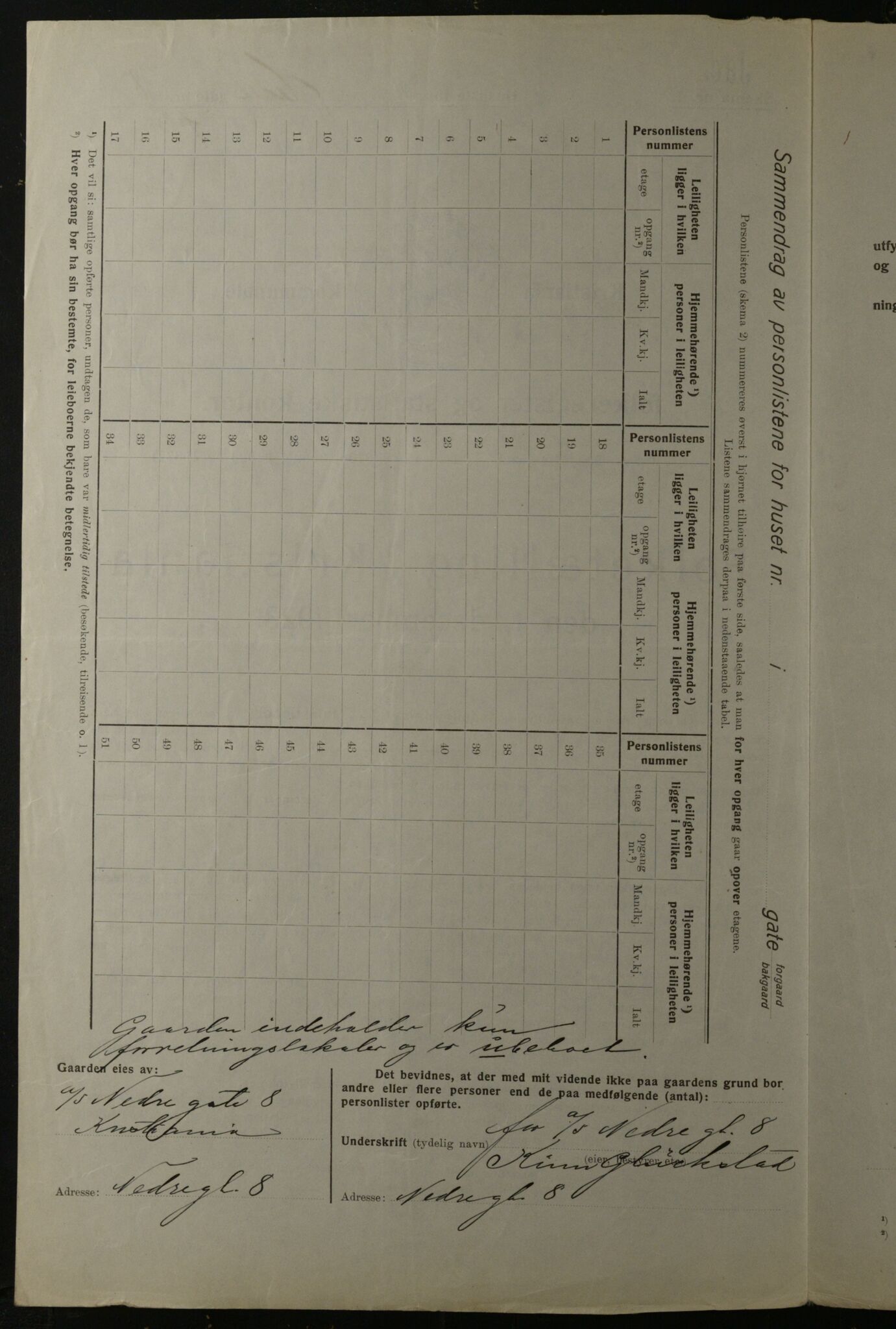 OBA, Kommunal folketelling 1.12.1923 for Kristiania, 1923, s. 76163