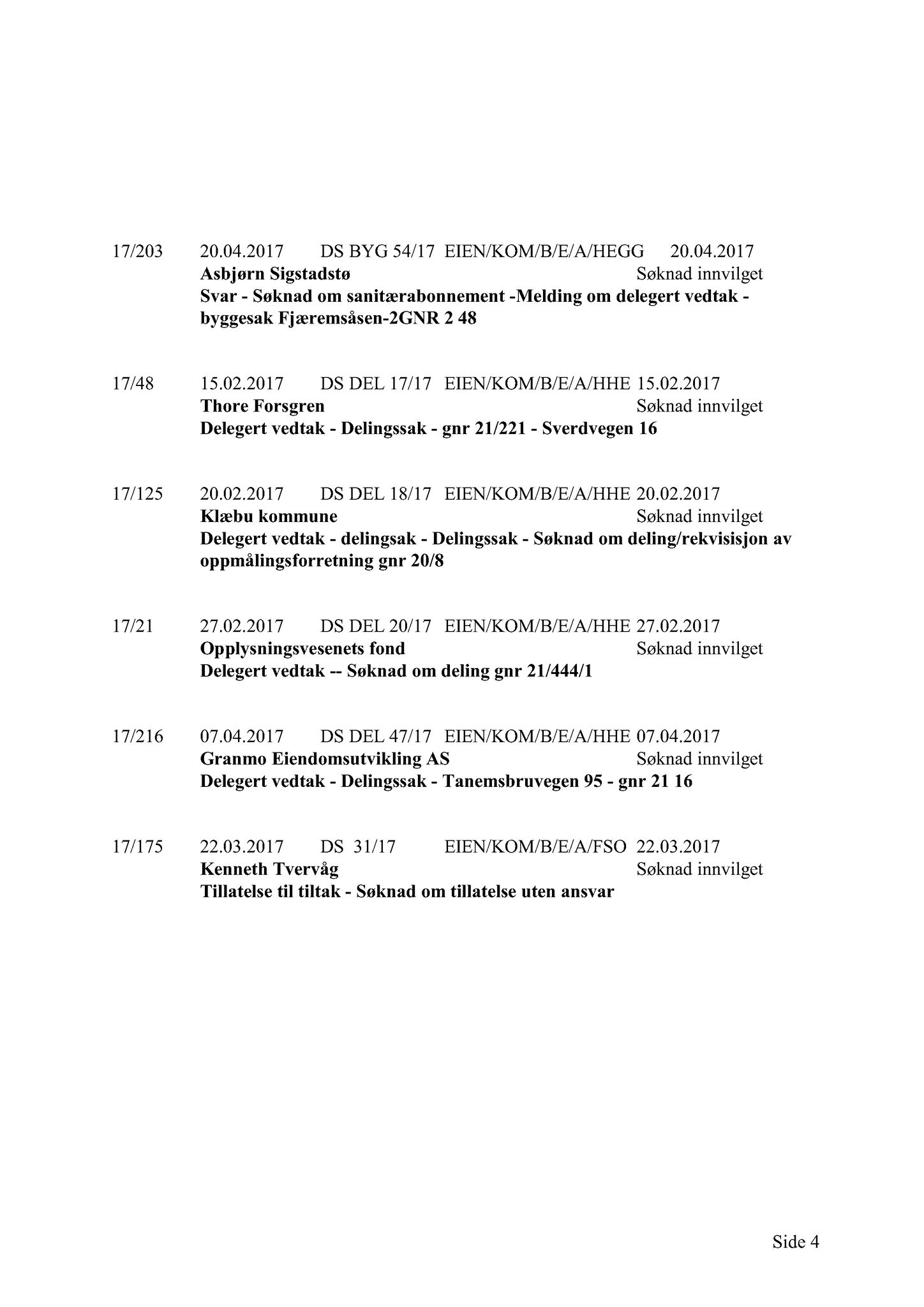 Klæbu Kommune, TRKO/KK/01-KS/L010: Kommunestyret - Møtedokumenter, 2017, s. 769