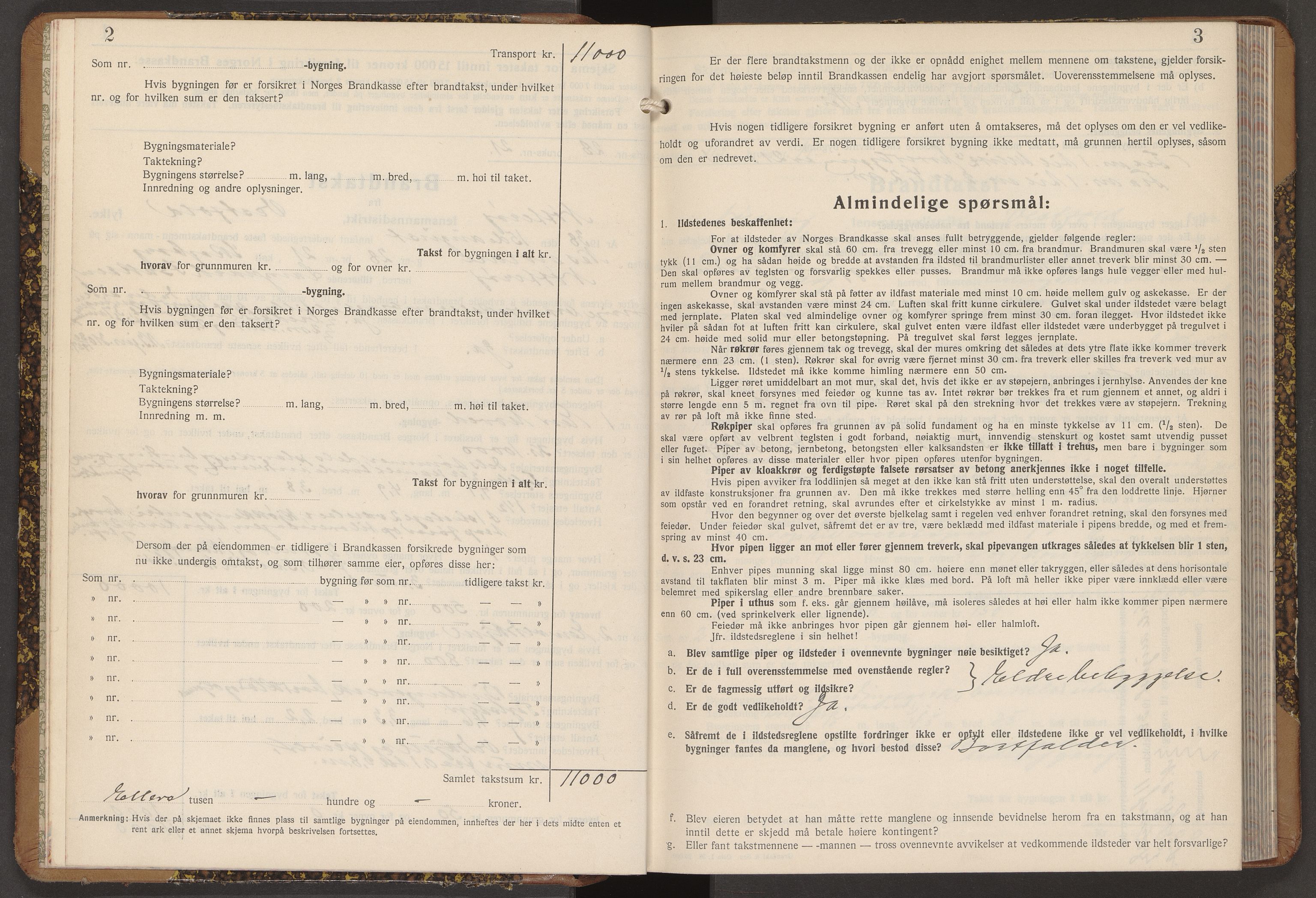 Nøtterøy lensmannskontor, SAKO/A-540/Y/Yg/Ygb/L0011: Skjematakstprotokoll, 1938-1949, s. 2-3