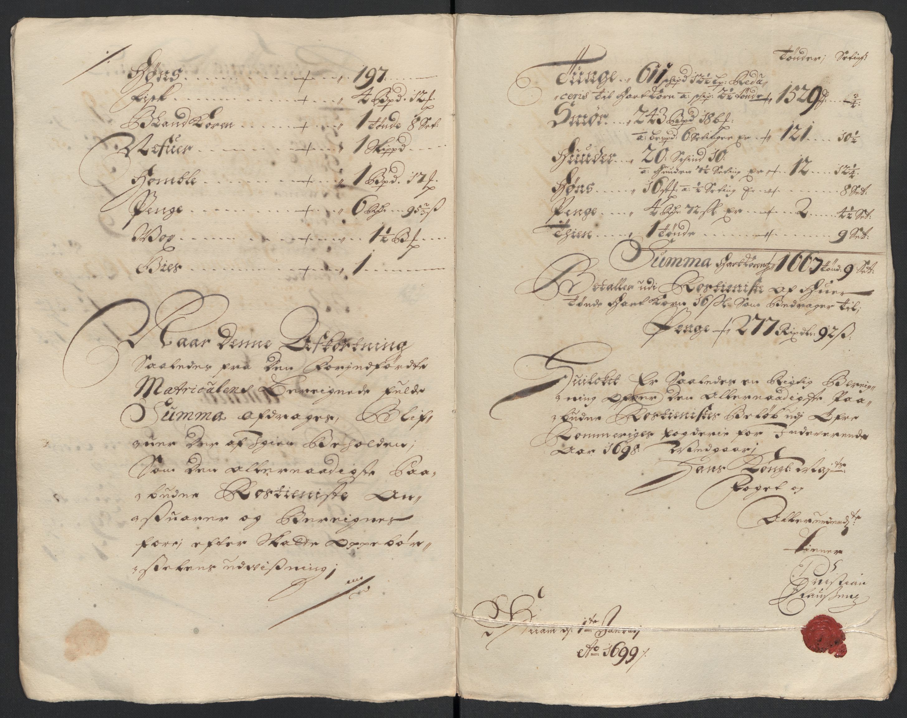 Rentekammeret inntil 1814, Reviderte regnskaper, Fogderegnskap, AV/RA-EA-4092/R12/L0710: Fogderegnskap Øvre Romerike, 1698, s. 249