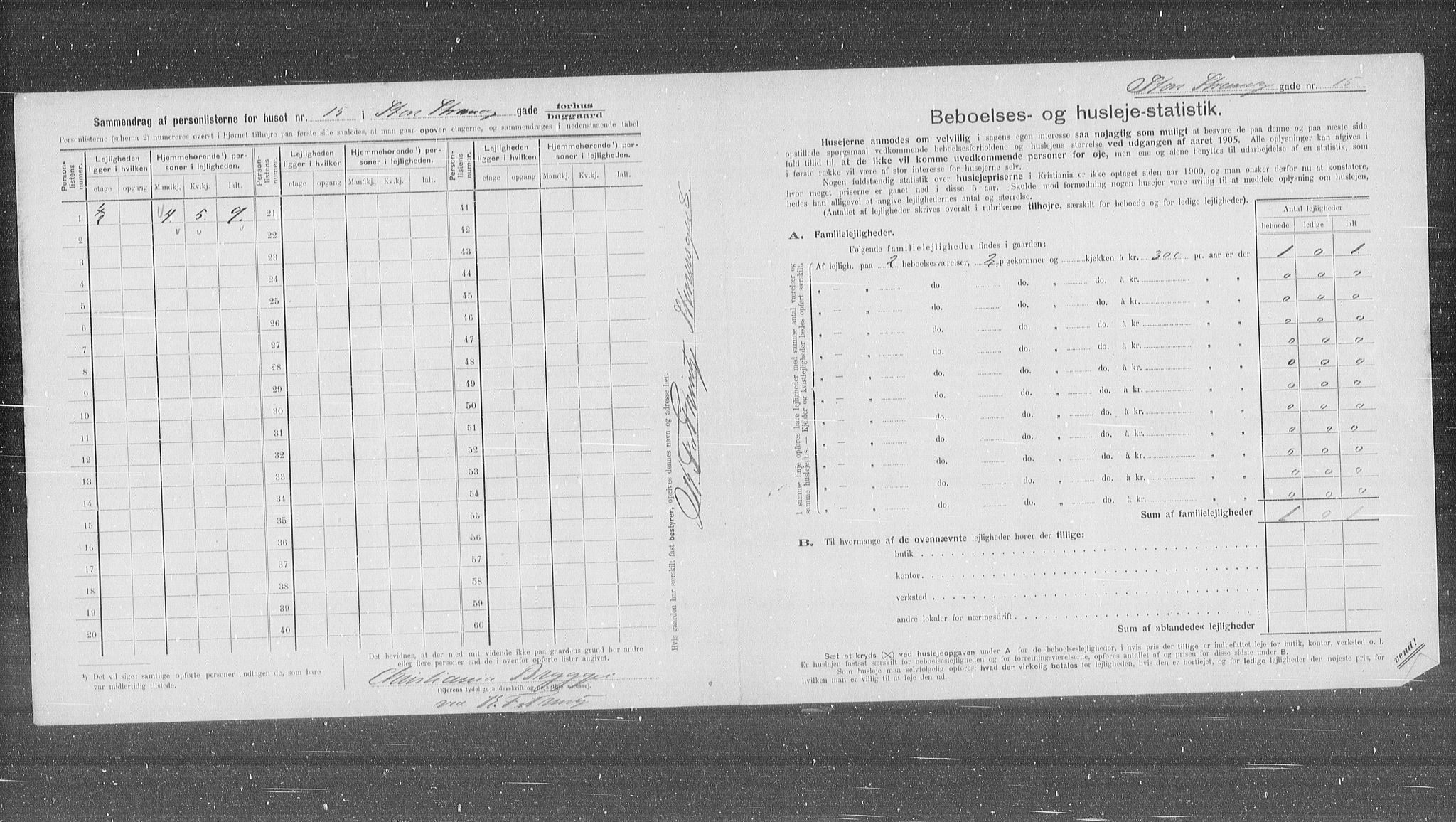 OBA, Kommunal folketelling 31.12.1905 for Kristiania kjøpstad, 1905, s. 53798