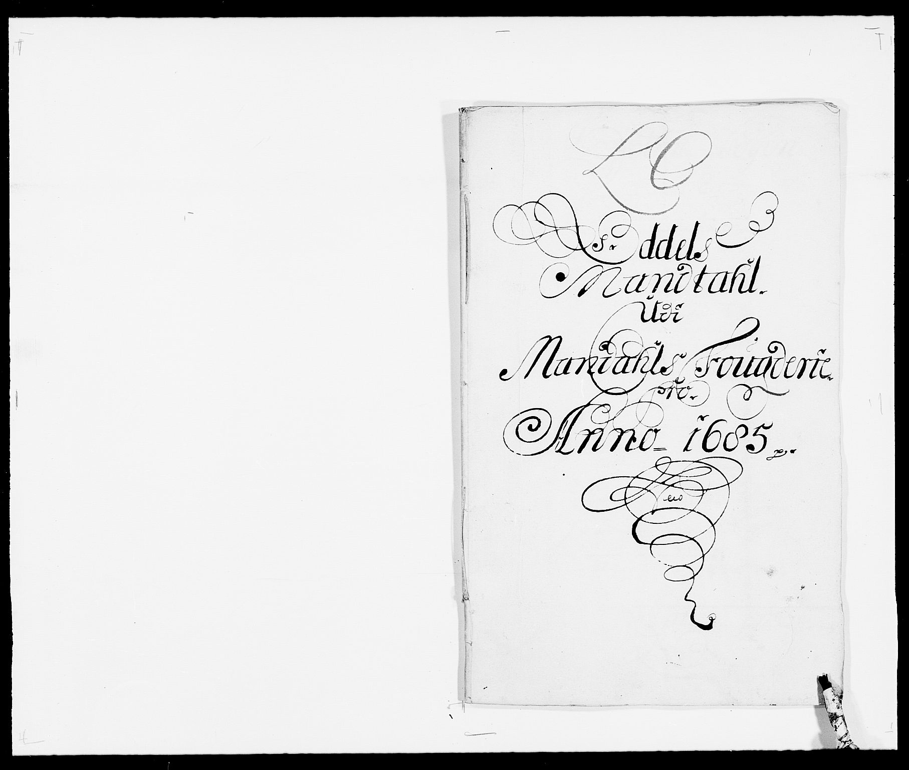 Rentekammeret inntil 1814, Reviderte regnskaper, Fogderegnskap, RA/EA-4092/R42/L2542: Mandal fogderi, 1685-1687, s. 46
