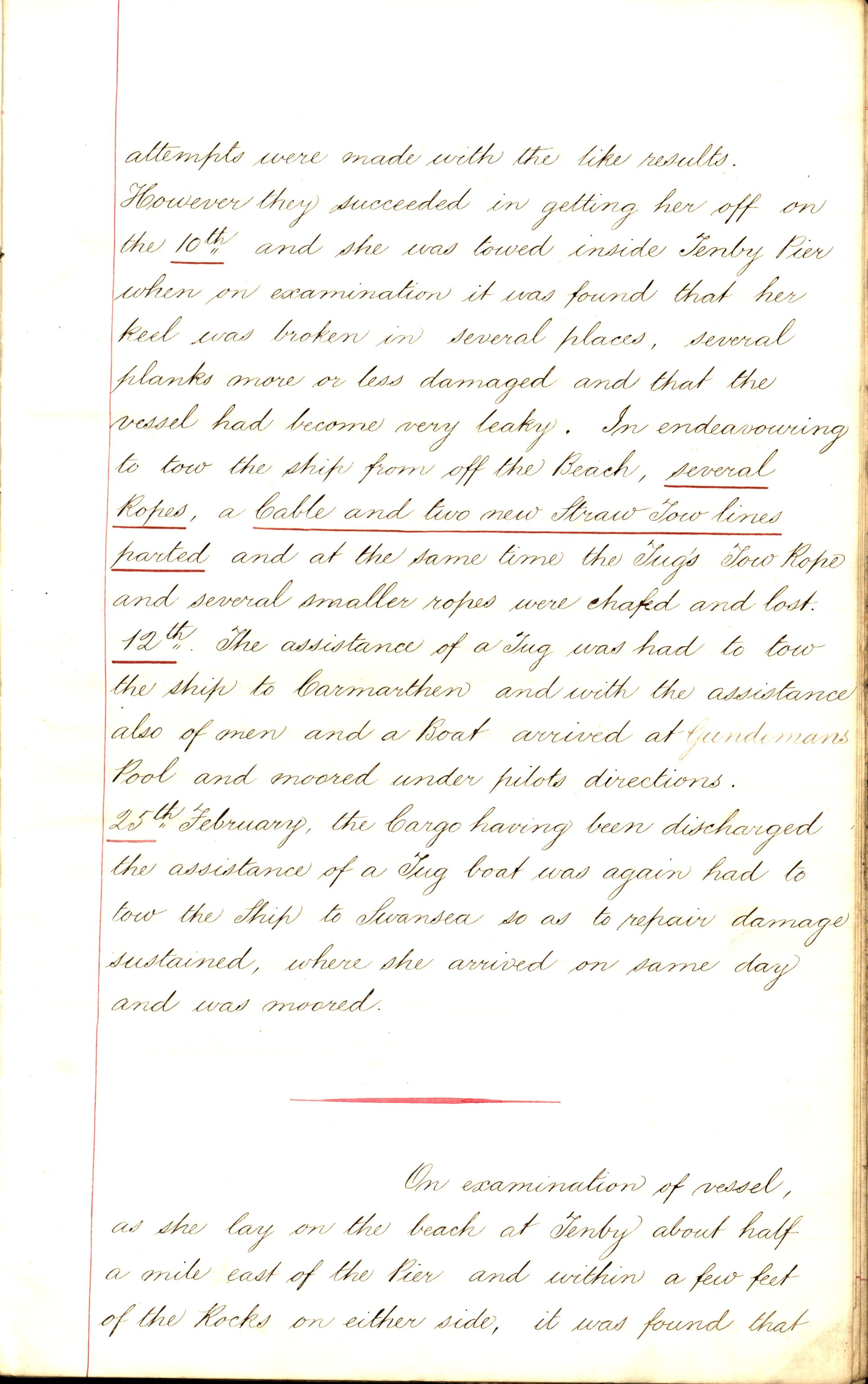 Pa 63 - Østlandske skibsassuranceforening, VEMU/A-1079/G/Ga/L0005/0020: Havaridokumenter / Frigga, 1873