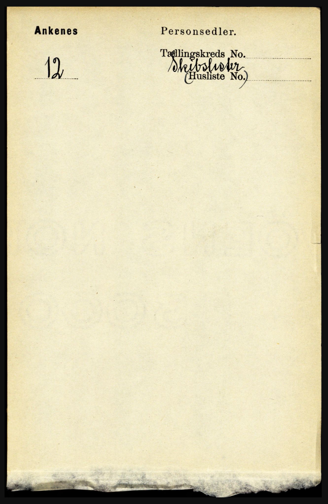 RA, Folketelling 1891 for 1855 Ankenes herred, 1891, s. 1398
