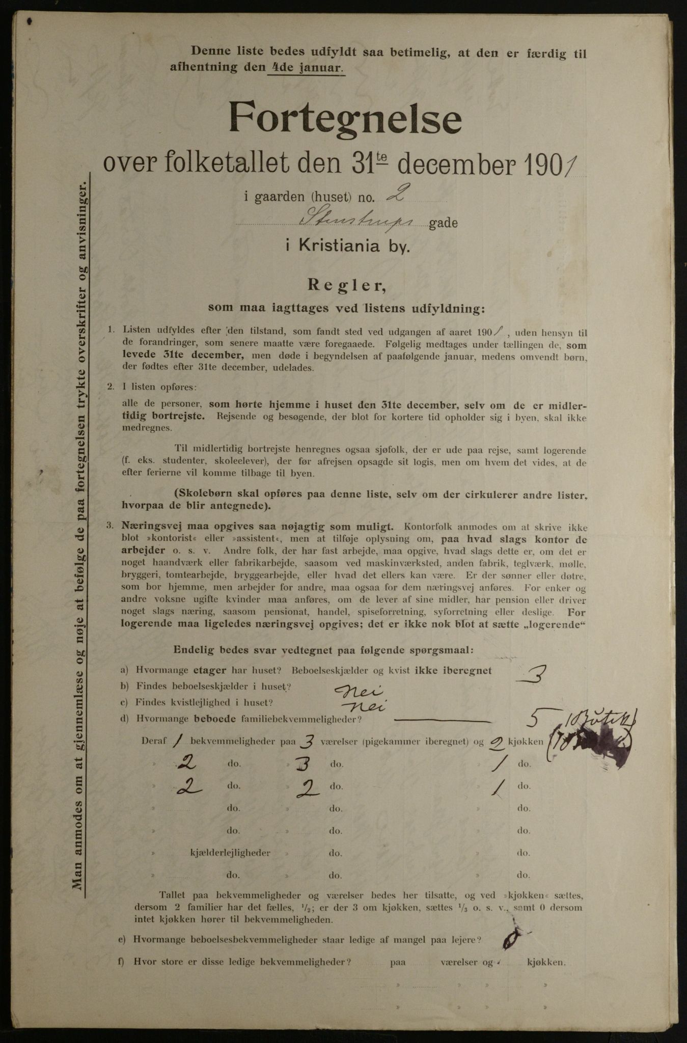 OBA, Kommunal folketelling 31.12.1901 for Kristiania kjøpstad, 1901, s. 15452