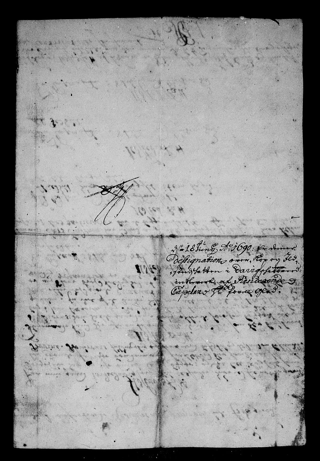 Rentekammeret inntil 1814, Reviderte regnskaper, Stiftamtstueregnskaper, Bergen stiftamt, AV/RA-EA-6043/R/Rc/L0093: Bergen stiftamt, 1690