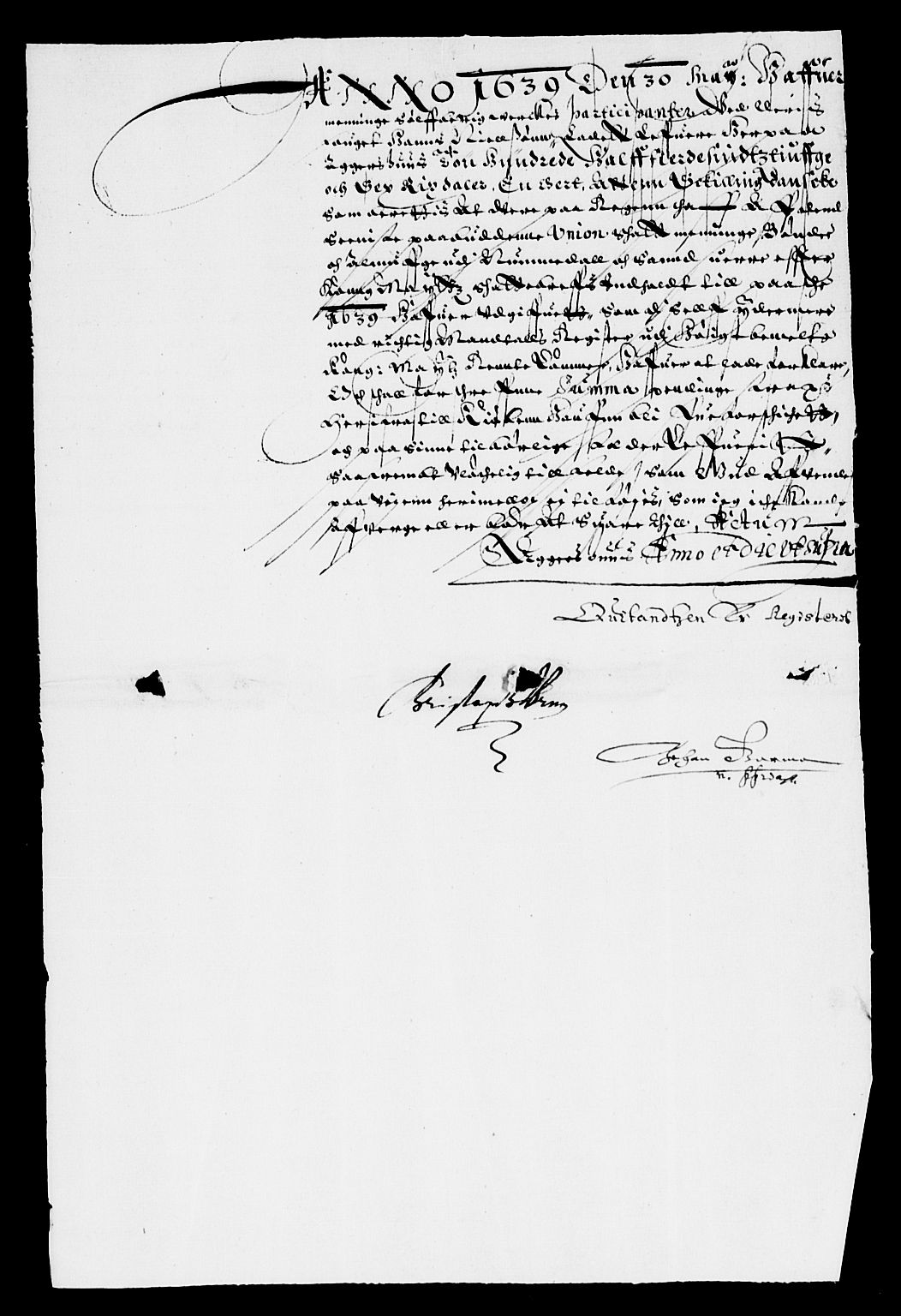 Rentekammeret inntil 1814, Reviderte regnskaper, Lensregnskaper, AV/RA-EA-5023/R/Rb/Rbn/L0002: Numedal og Sandsvær len, 1638-1643