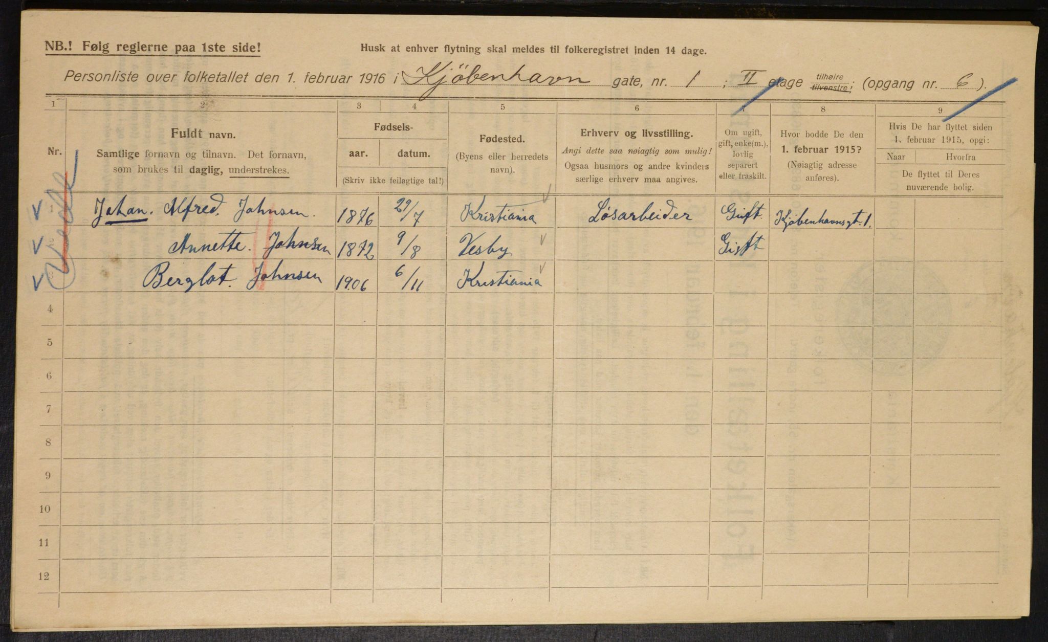 OBA, Kommunal folketelling 1.2.1916 for Kristiania, 1916, s. 56179