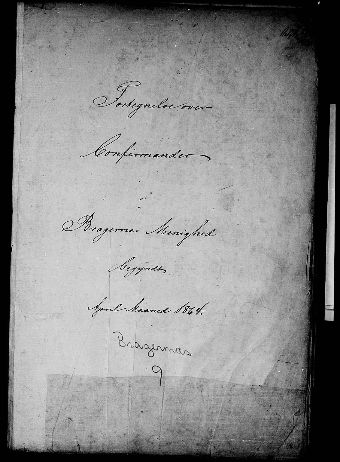 Bragernes kirkebøker, SAKO/A-6/G/Ga/L0003: Klokkerbok nr. 3, 1864-1878