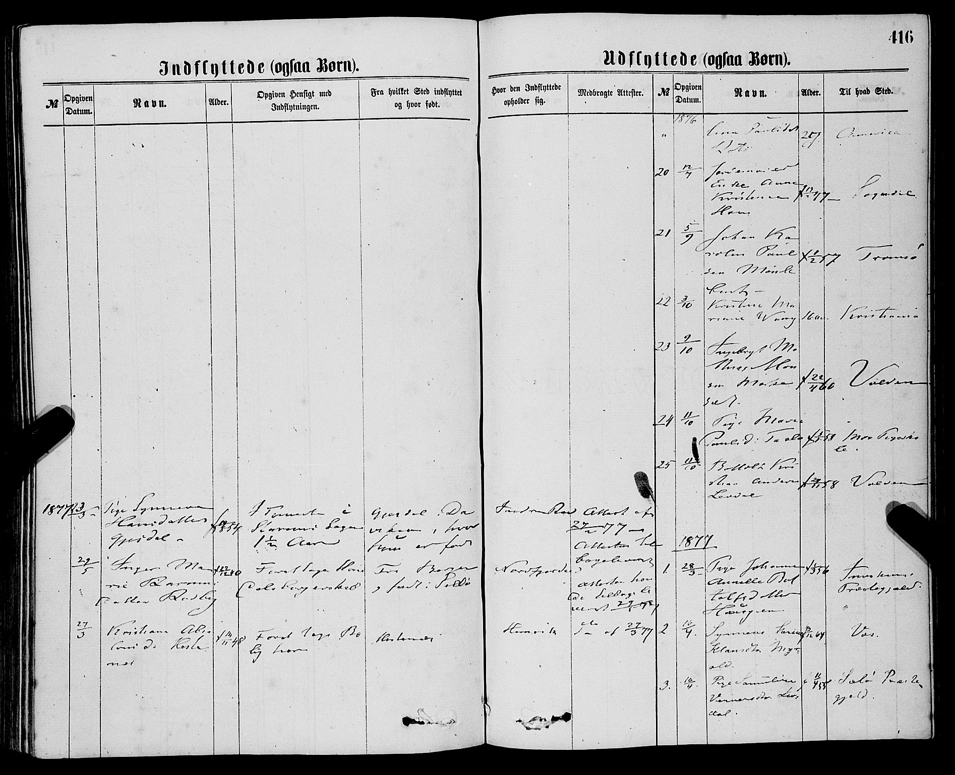 Eid sokneprestembete, AV/SAB-A-82301/H/Haa/Haaa/L0010: Ministerialbok nr. A 10, 1867-1878, s. 416