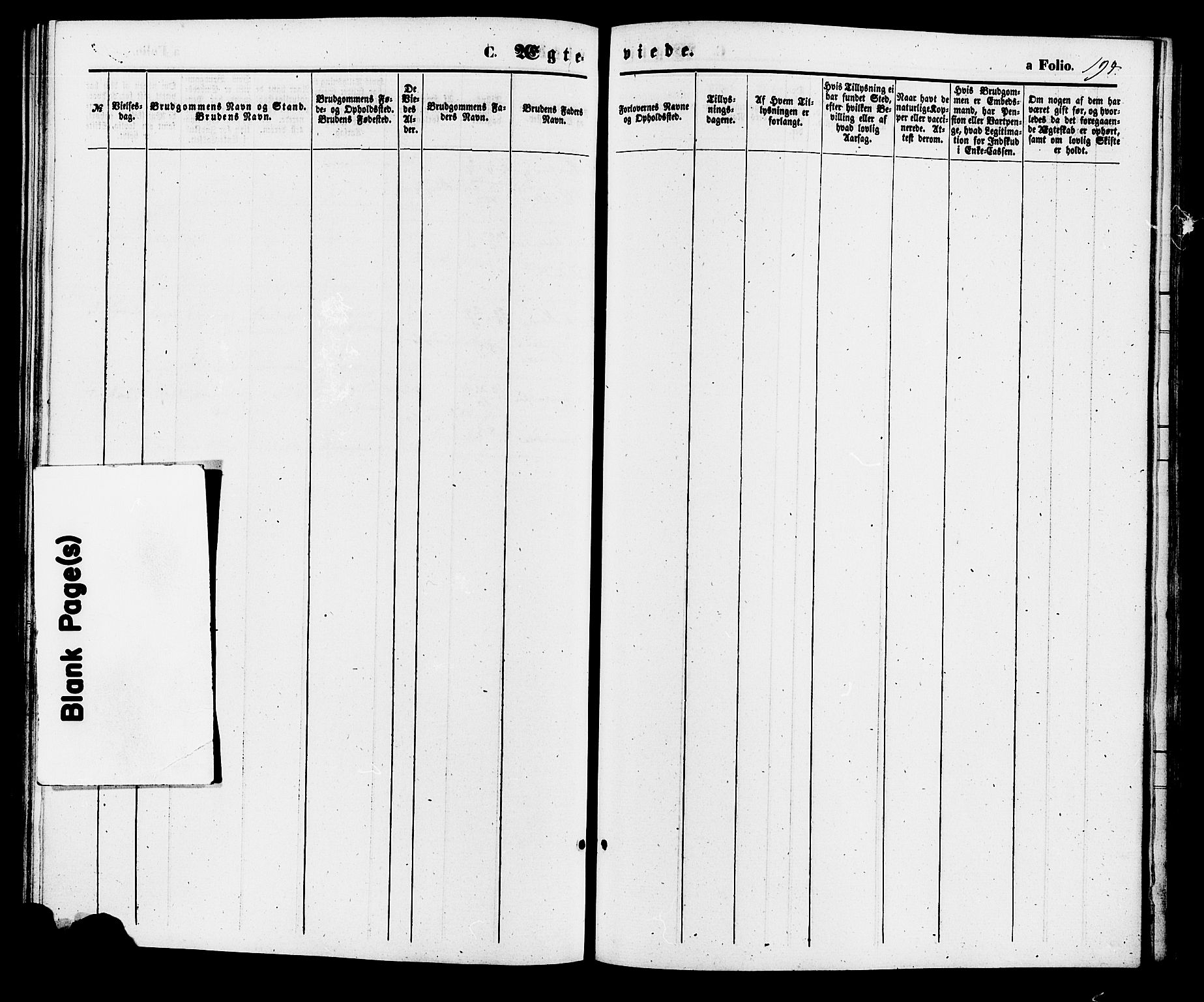 Holum sokneprestkontor, SAK/1111-0022/F/Fa/Fac/L0003: Ministerialbok nr. A 3, 1860-1883, s. 194