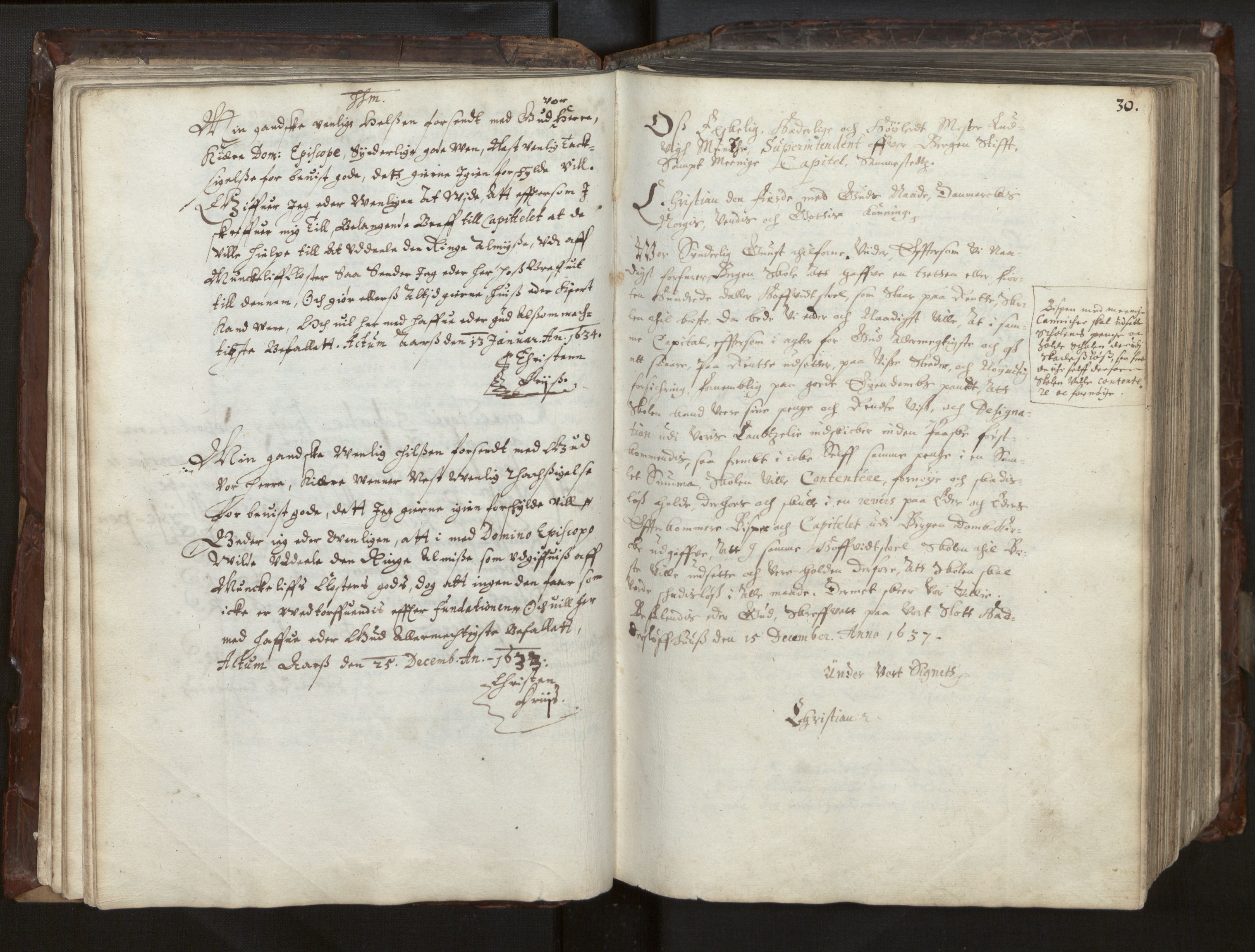 Bjørgvin biskop, AV/SAB-A-5601/Ga/L0014: Jordebøker for geistleg gods og andre rekneskapsprotokollar, 1609-1737, s. 29b-30a