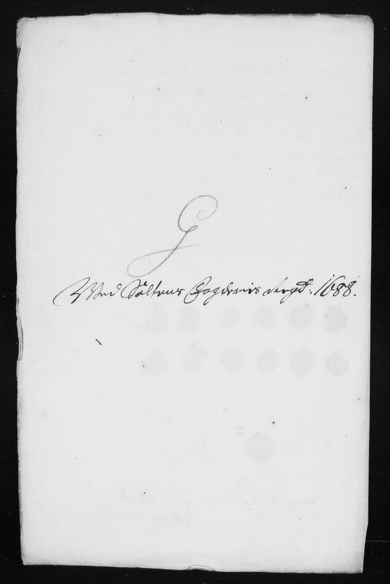 Rentekammeret inntil 1814, Reviderte regnskaper, Stiftamtstueregnskaper, Trondheim stiftamt og Nordland amt, AV/RA-EA-6044/R/Rh/L0011: Nordland amt, 1688