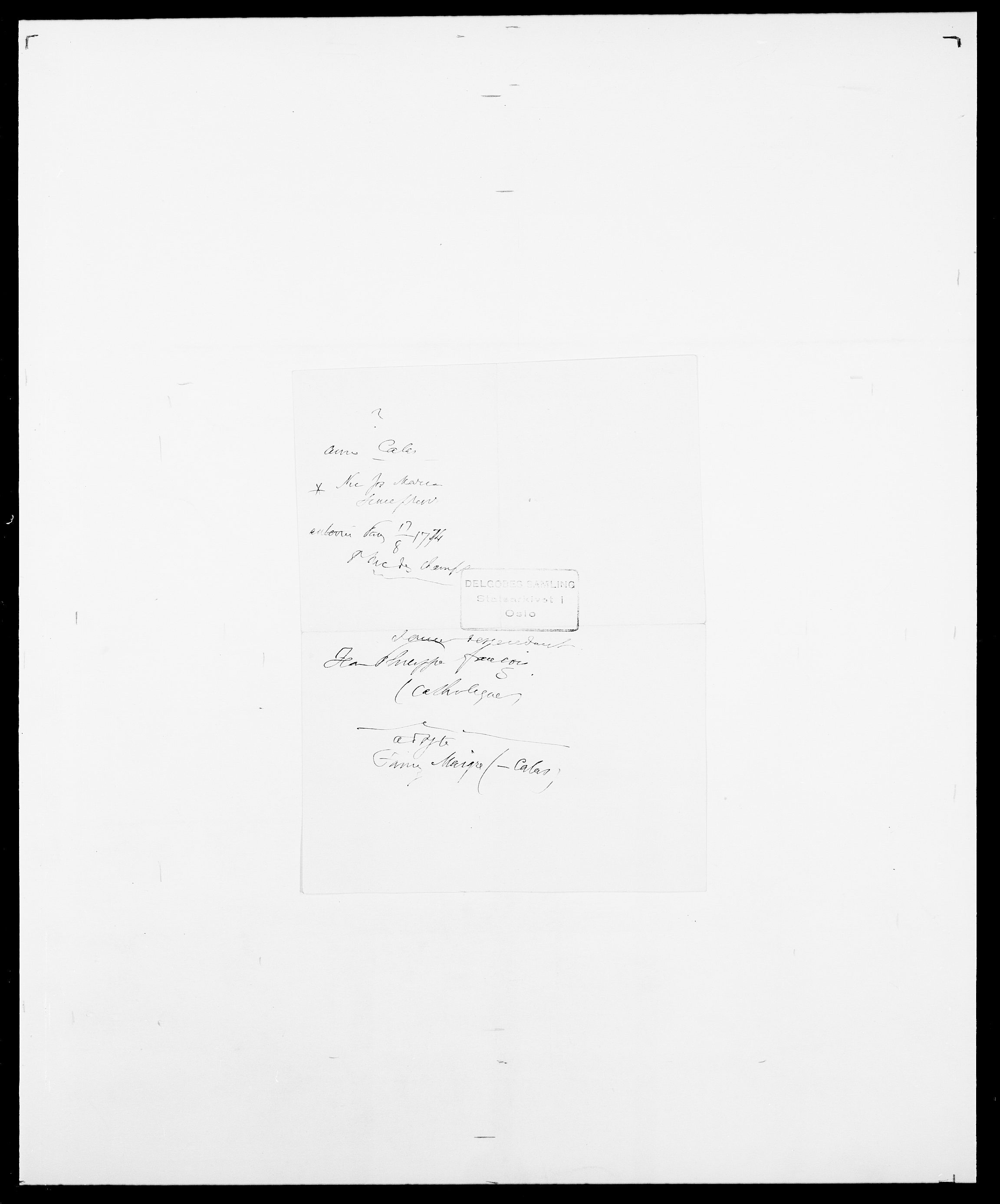 Delgobe, Charles Antoine - samling, SAO/PAO-0038/D/Da/L0007: Buaas - Caphengst, s. 820