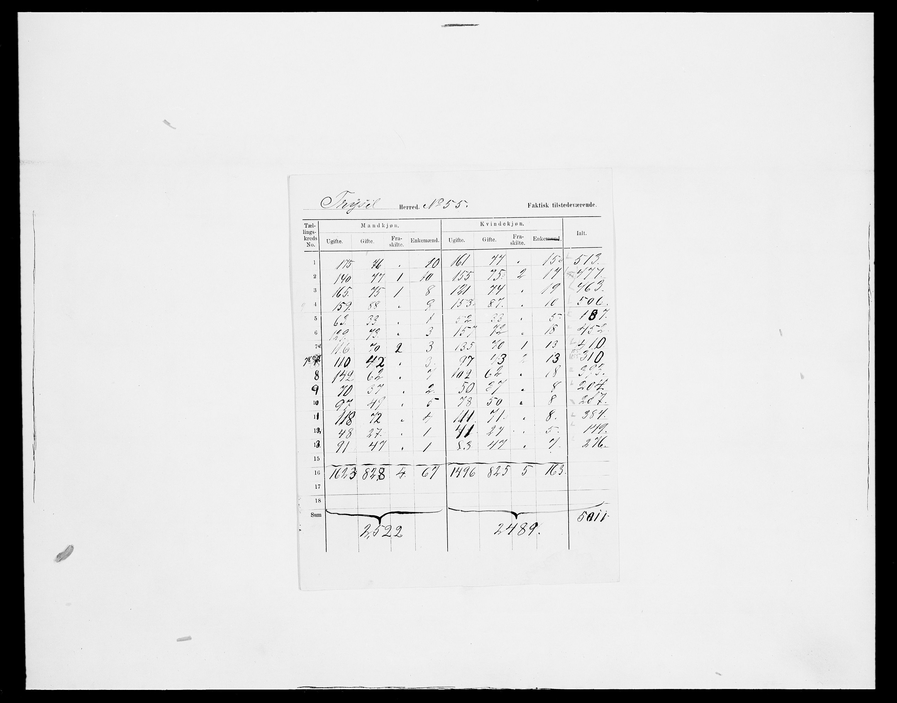 SAH, Folketelling 1875 for 0428P Trysil prestegjeld, 1875, s. 14