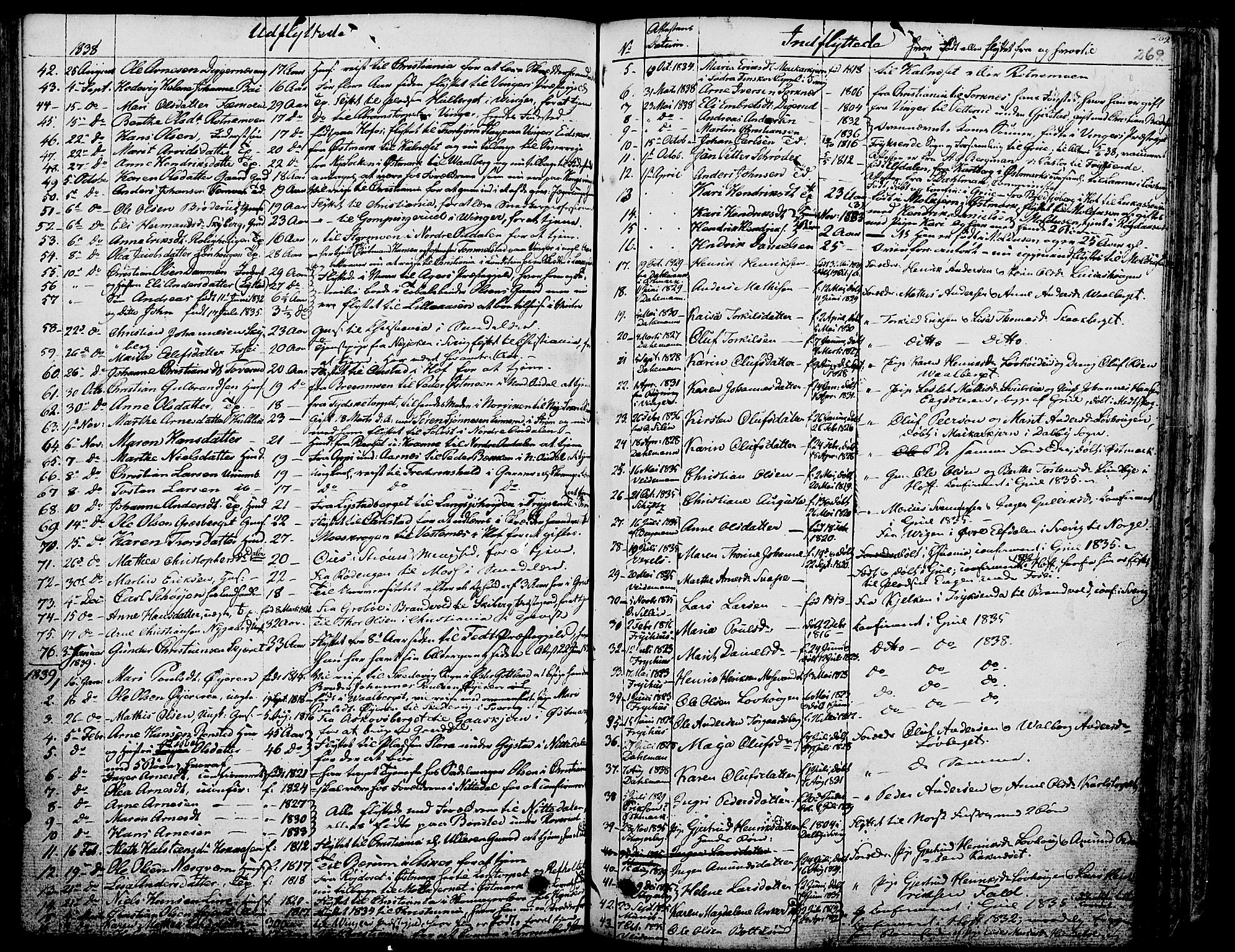 Grue prestekontor, AV/SAH-PREST-036/H/Ha/Haa/L0007: Ministerialbok nr. 7, 1830-1847, s. 269