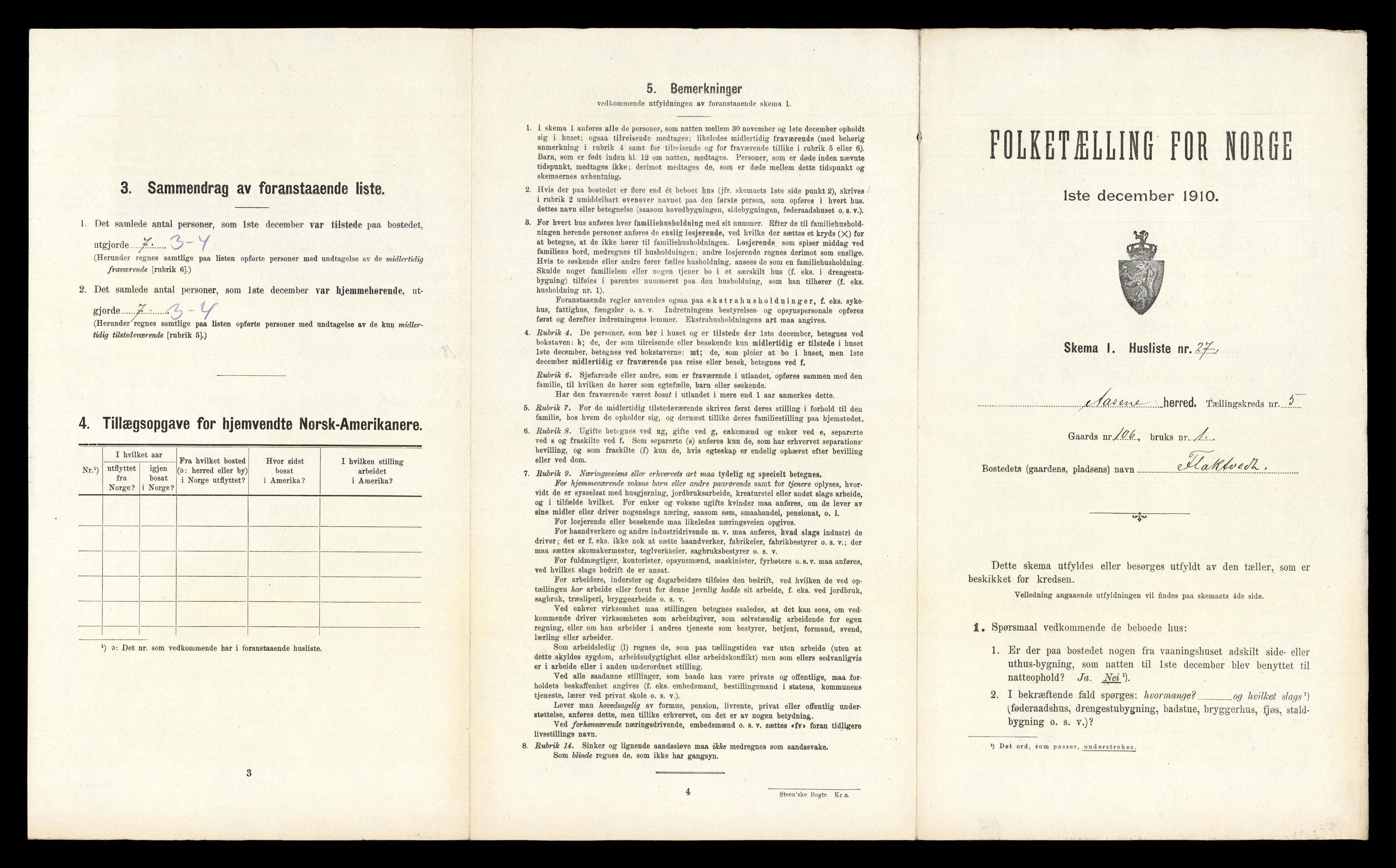 RA, Folketelling 1910 for 1255 Åsane herred, 1910, s. 299