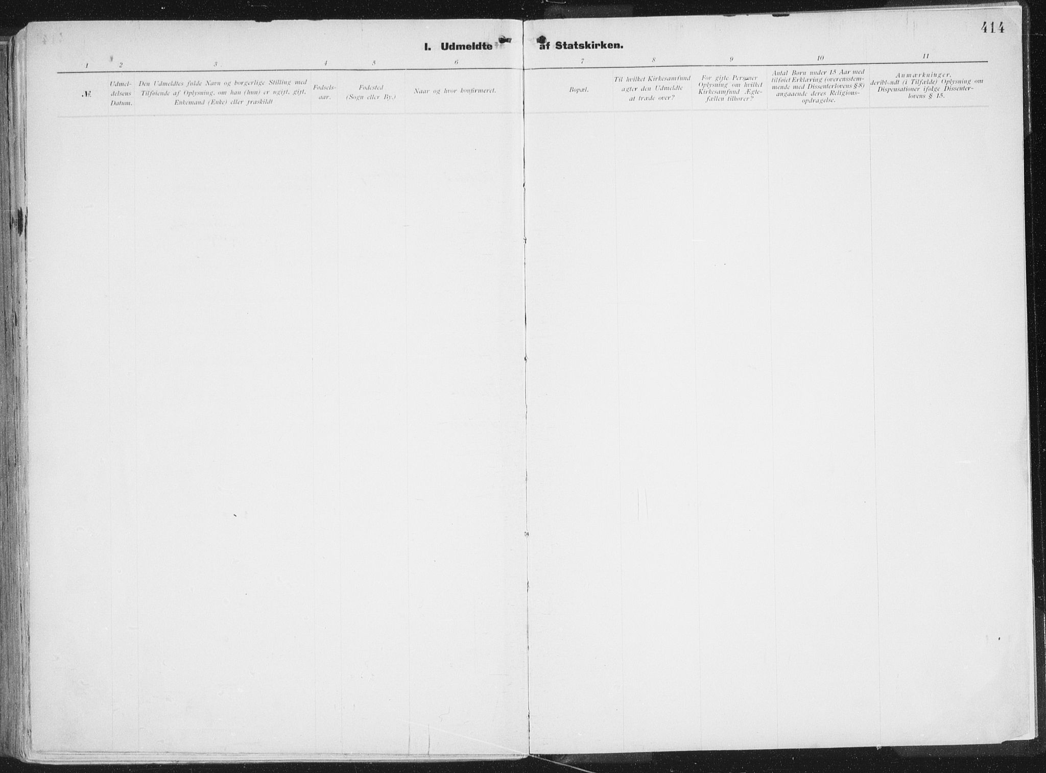 Ministerialprotokoller, klokkerbøker og fødselsregistre - Nordland, AV/SAT-A-1459/849/L0696: Ministerialbok nr. 849A08, 1898-1910, s. 414