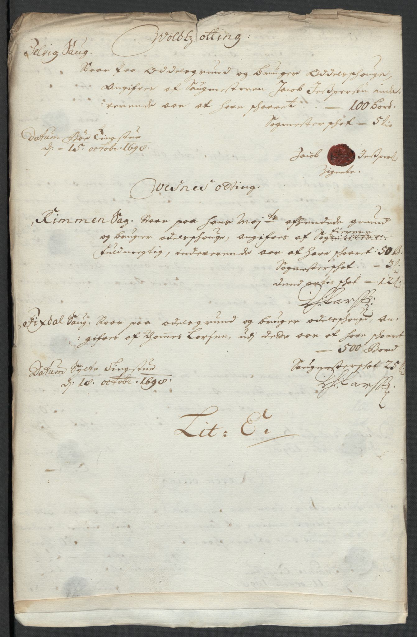 Rentekammeret inntil 1814, Reviderte regnskaper, Fogderegnskap, AV/RA-EA-4092/R55/L3653: Fogderegnskap Romsdal, 1697-1698, s. 313