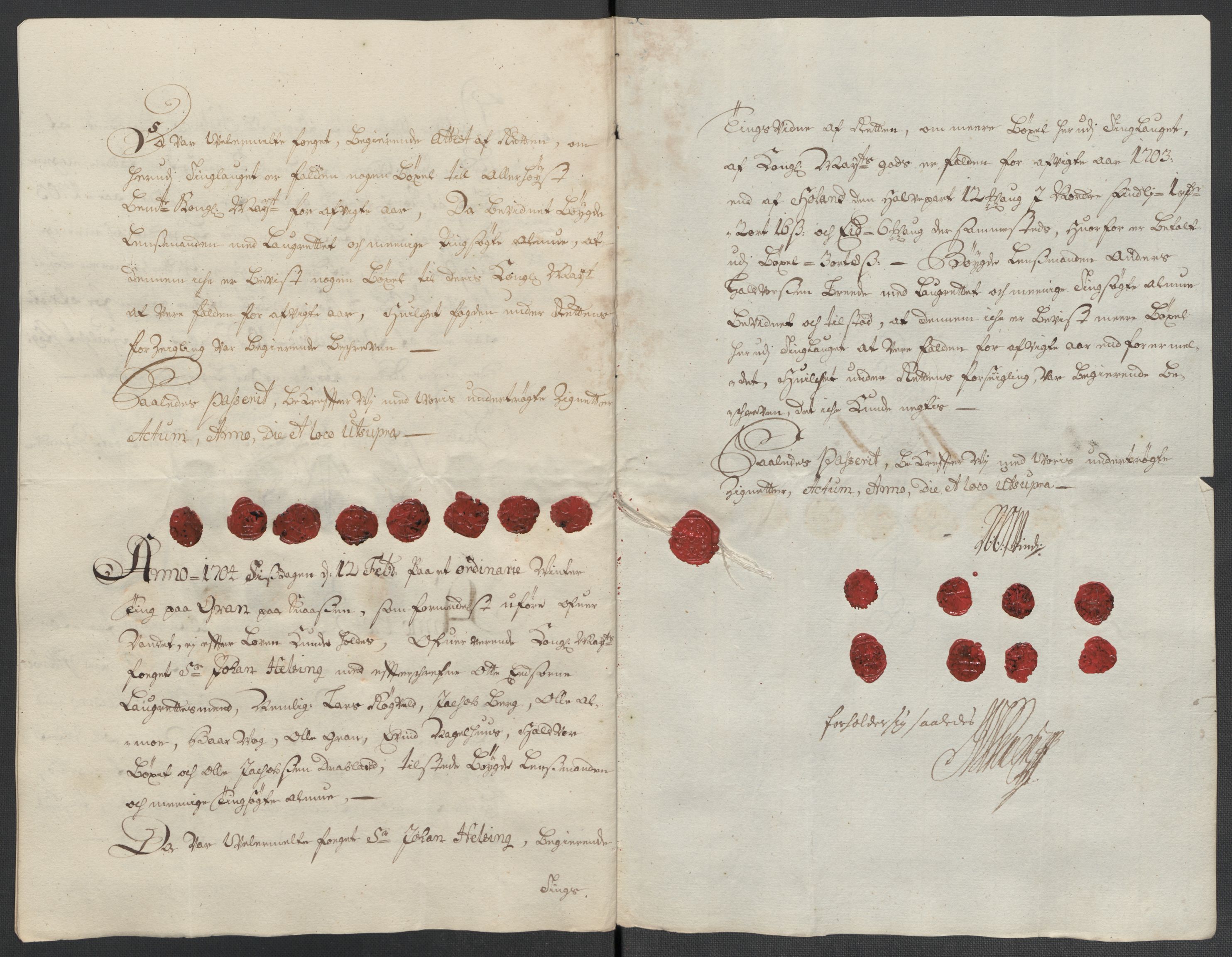 Rentekammeret inntil 1814, Reviderte regnskaper, Fogderegnskap, AV/RA-EA-4092/R63/L4313: Fogderegnskap Inderøy, 1703-1704, s. 196