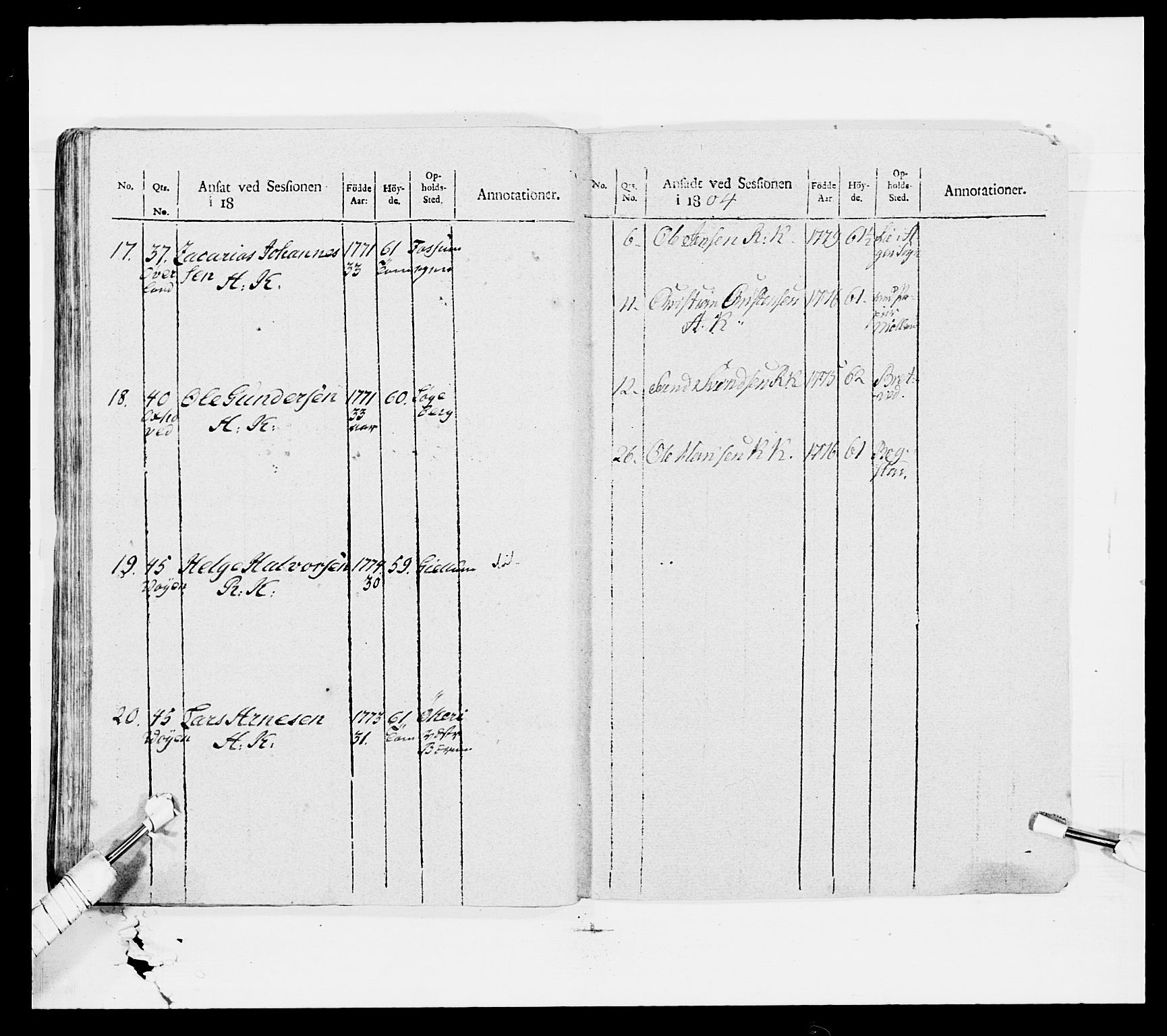 Generalitets- og kommissariatskollegiet, Det kongelige norske kommissariatskollegium, AV/RA-EA-5420/E/Eh/L0007: Akershusiske dragonregiment, 1800-1804, s. 503