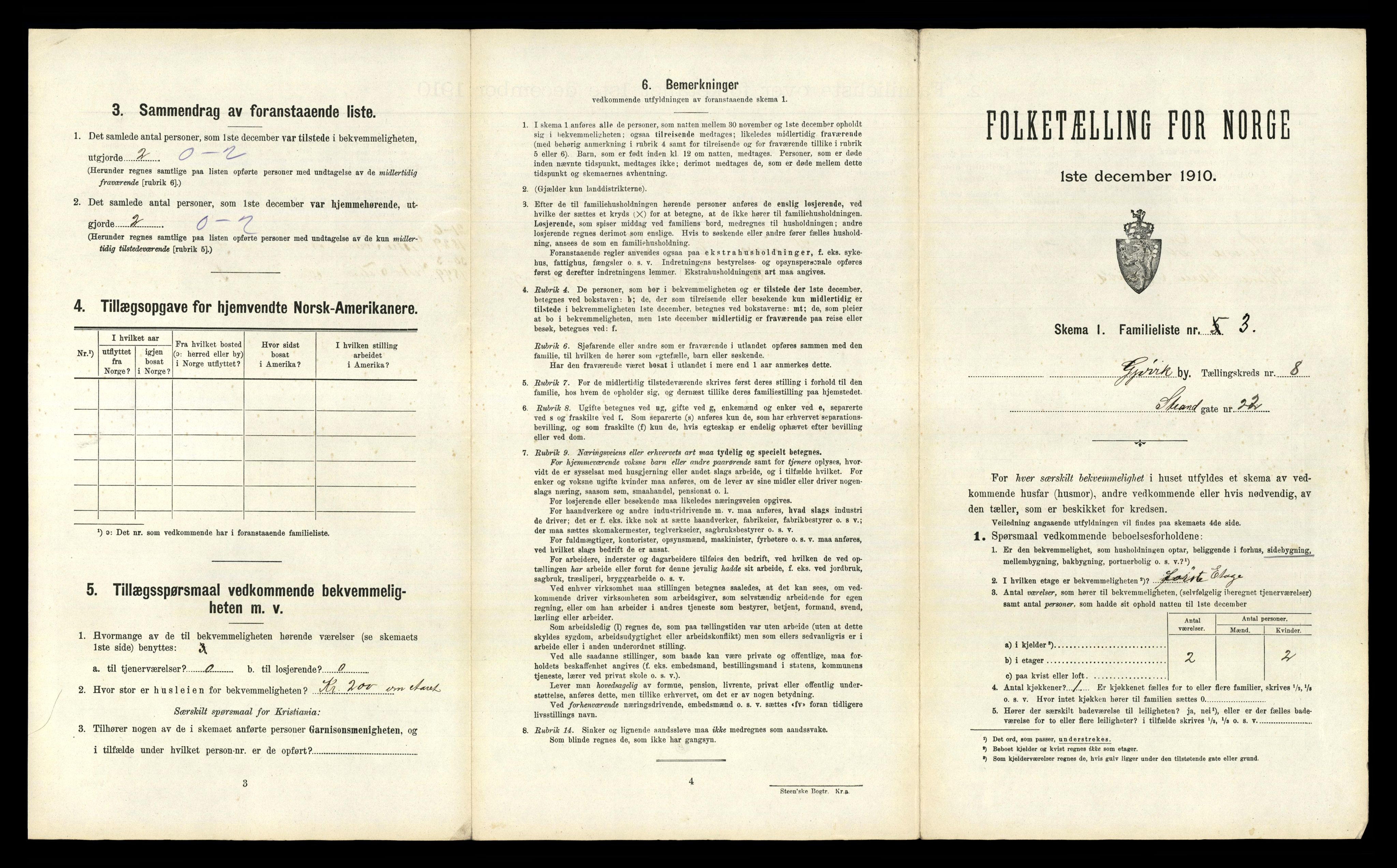 RA, Folketelling 1910 for 0502 Gjøvik kjøpstad, 1910, s. 1852