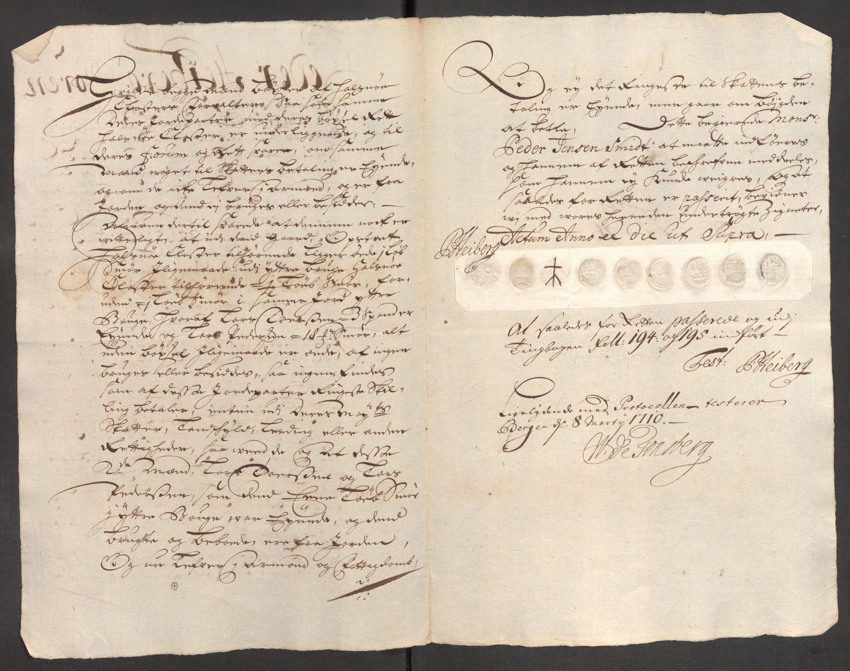 Rentekammeret inntil 1814, Reviderte regnskaper, Fogderegnskap, AV/RA-EA-4092/R48/L2986: Fogderegnskap Sunnhordland og Hardanger, 1709-1710, s. 246