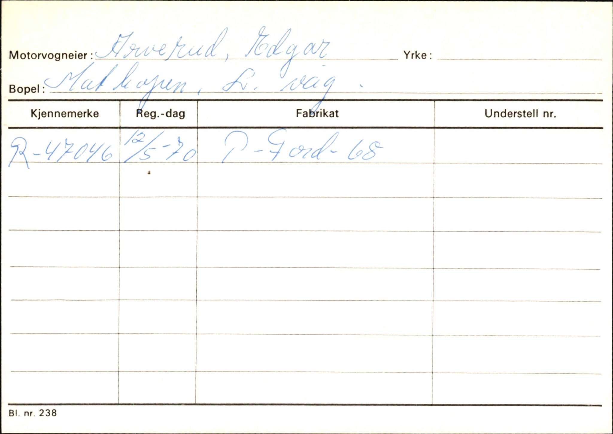 Statens vegvesen, Hordaland vegkontor, AV/SAB-A-5201/2/Ha/L0002: R-eierkort A, 1920-1971, s. 948