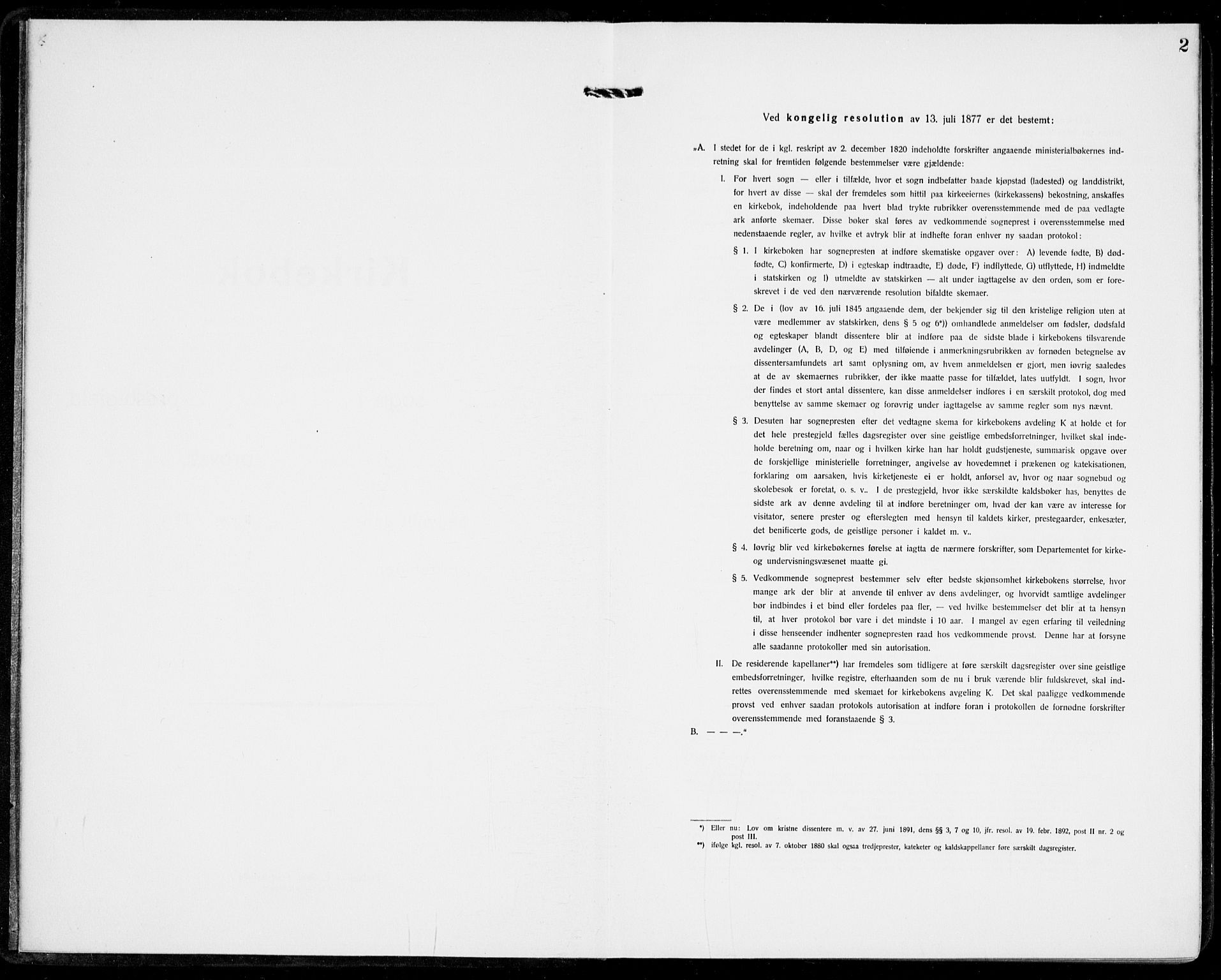 Modum kirkebøker, SAKO/A-234/G/Ga/L0012: Klokkerbok nr. I 12, 1923-1933, s. 2