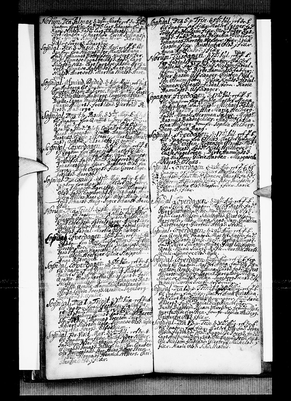 Sogndal sokneprestembete, SAB/A-81301/H/Haa/Haaa/L0002: Ministerialbok nr. A 2, 1725-1741, s. 35