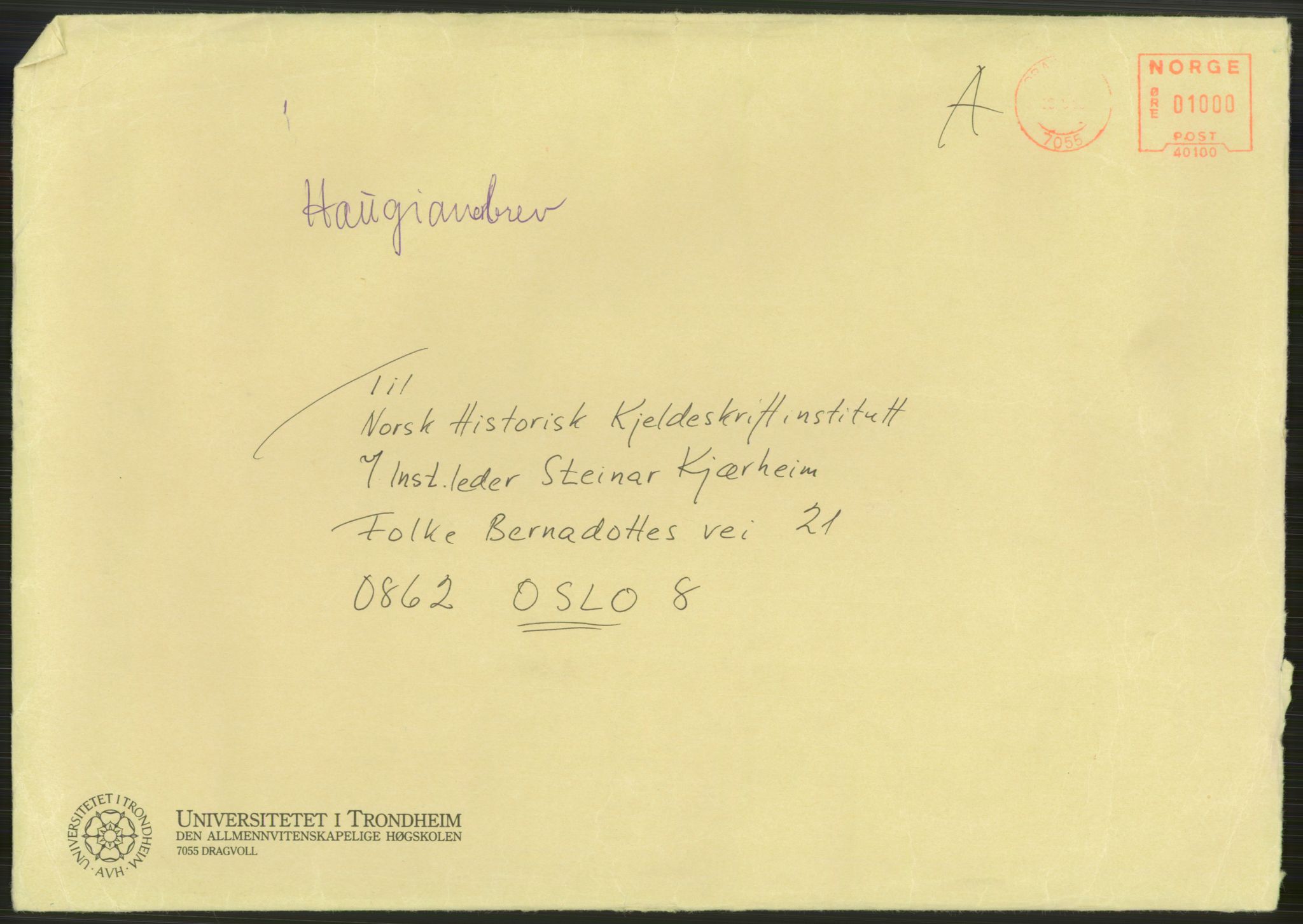 Samlinger til kildeutgivelse, Haugianerbrev, RA/EA-6834/F/L0005: Haugianerbrev. Innholdsfortegnelse. Tillegg, 1760-1842, s. 1