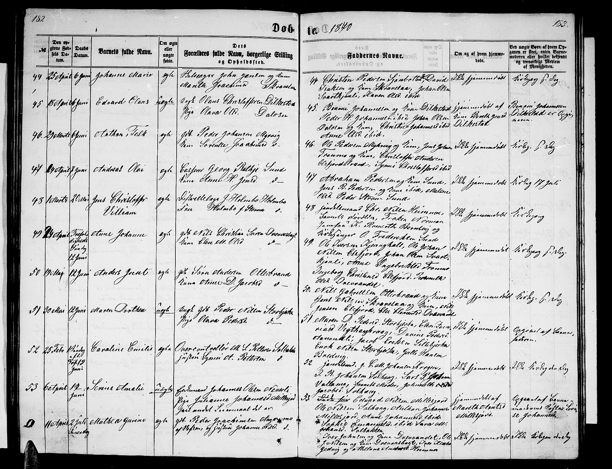 Ministerialprotokoller, klokkerbøker og fødselsregistre - Nordland, AV/SAT-A-1459/825/L0365: Klokkerbok nr. 825C02, 1858-1873, s. 182-183