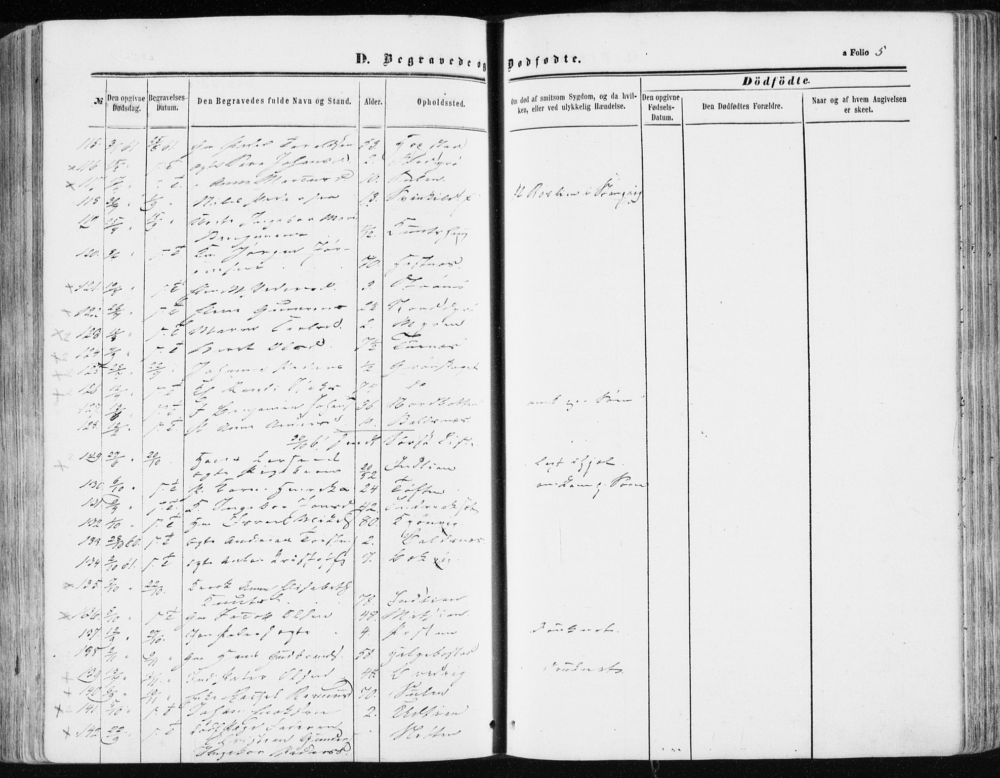 Ministerialprotokoller, klokkerbøker og fødselsregistre - Sør-Trøndelag, SAT/A-1456/634/L0531: Ministerialbok nr. 634A07, 1861-1870, s. 5